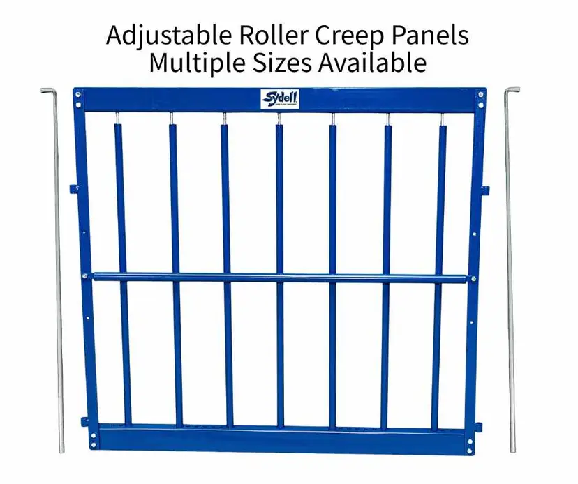 Adjustable Roller Creep Panel for Sheep & Goats