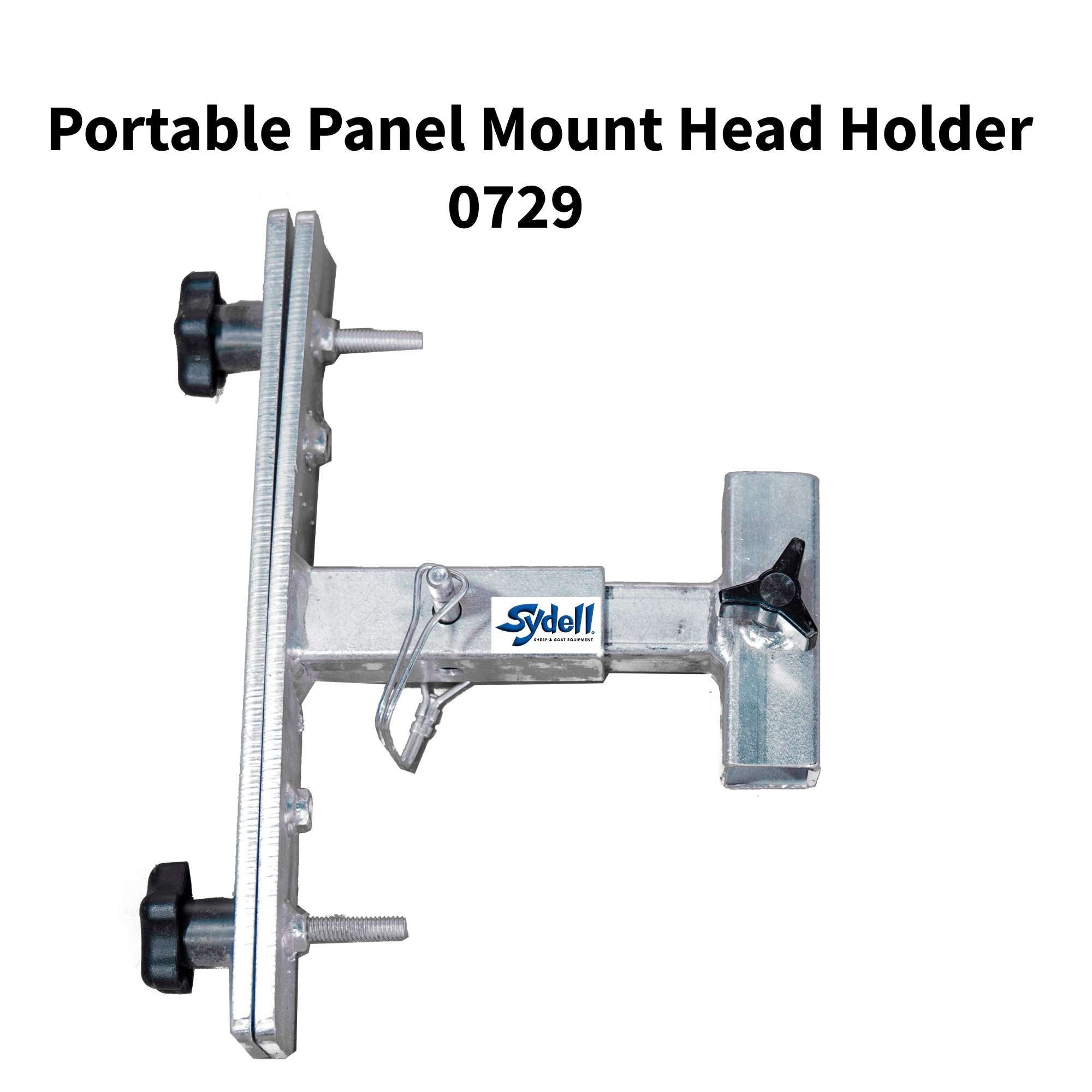 Portable Panel Mount Head Holder for Sheep & Goats