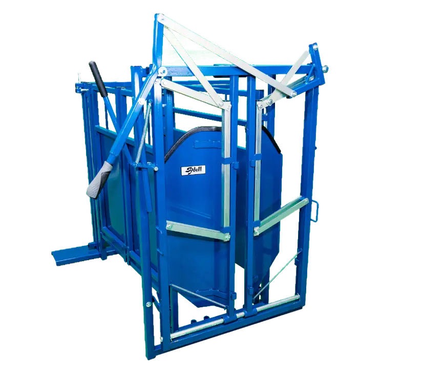 Complete Cage with Manual Headgate for Sheep & Goats