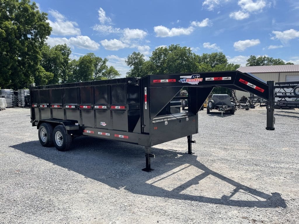 14K 16 FT Gooseneck Dump Trailer