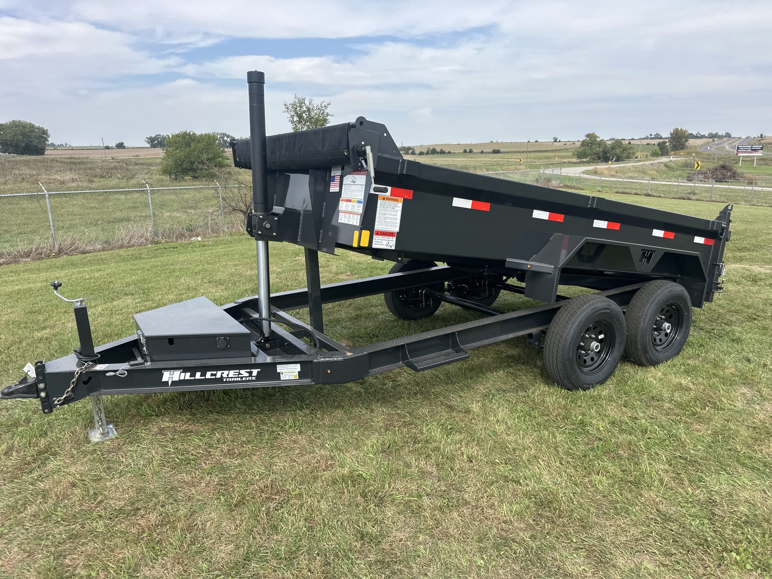 Hillcrest 10K 12 FT Dump Trailer – Bumper