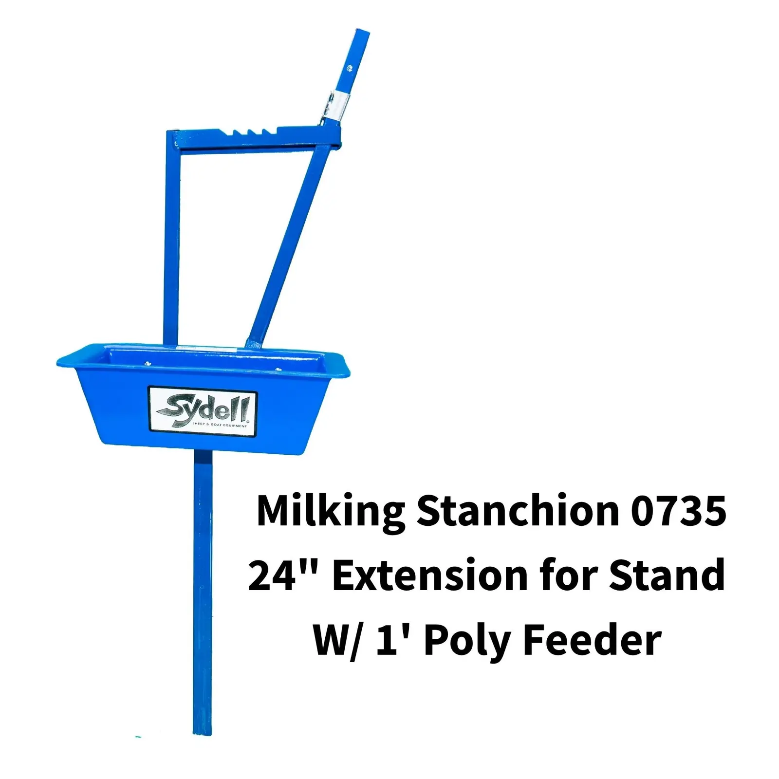 Milking Head Piece with 1' Poly Feeder Set for Sheep & Goats