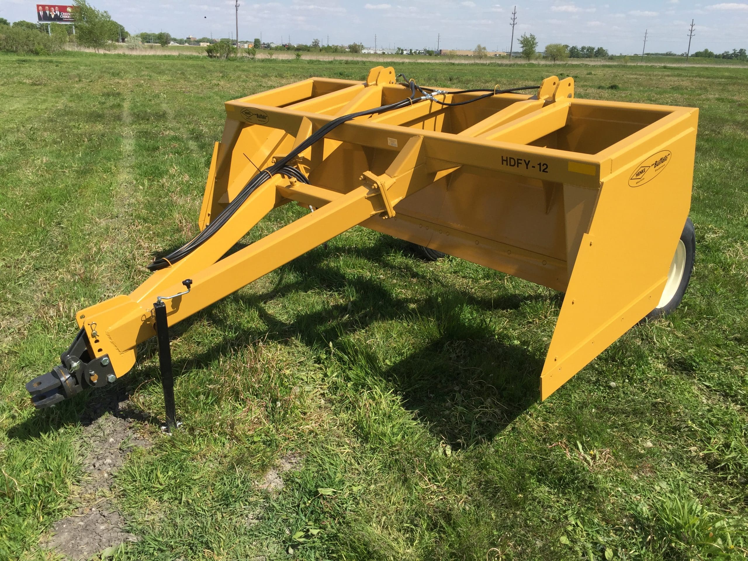 Henke Buffalo 12 FT Heavy Duty Feedyard Scraper