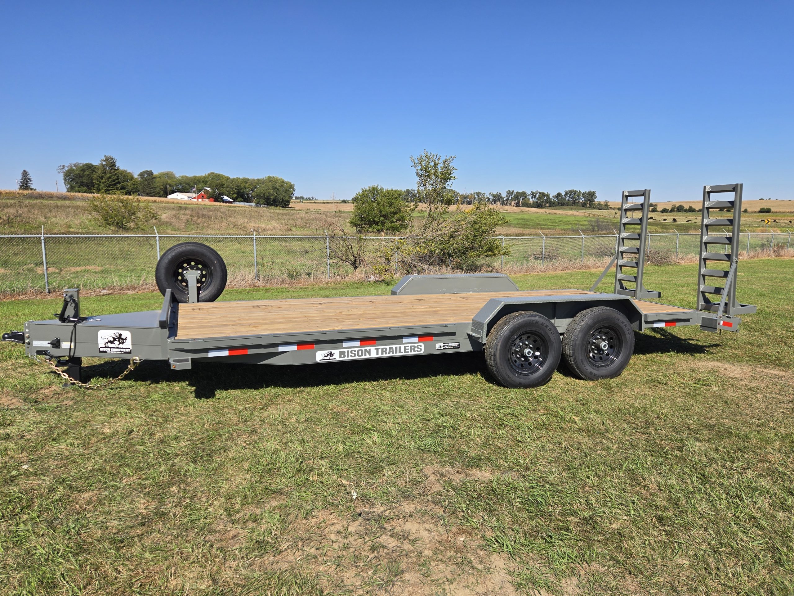 Bison 14K 20 FT Equipment Trailer