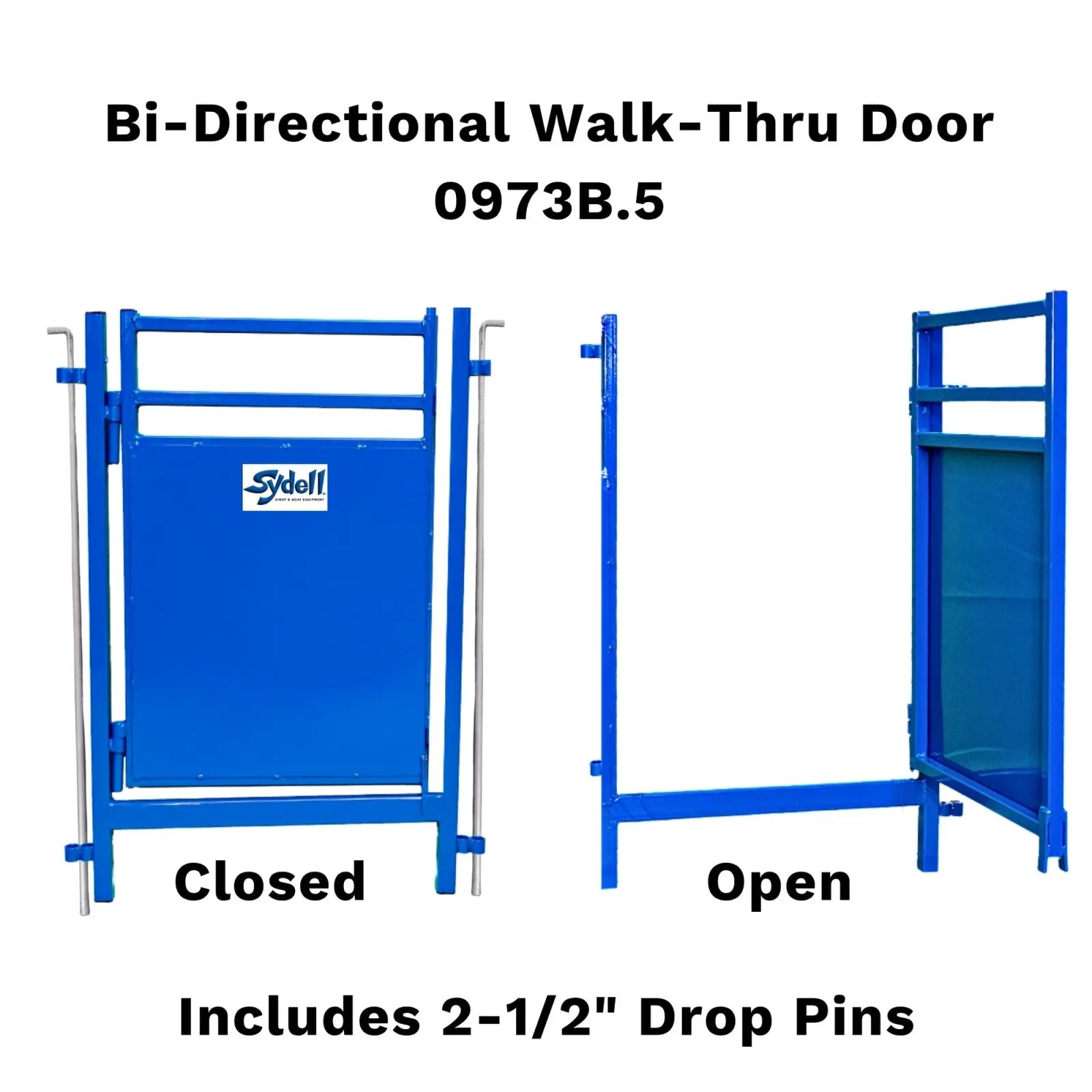 Walk Thru Bi-Directional Alley Gate for Sheep & Goats