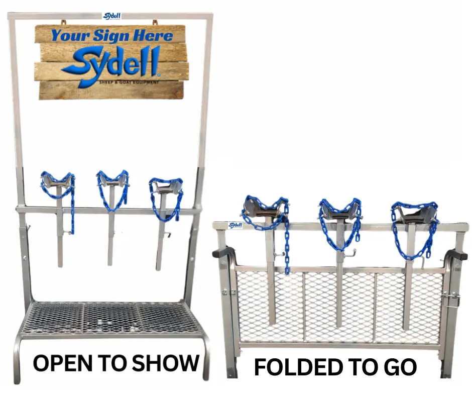 Show and Go Sign Display for Sheep & Goats