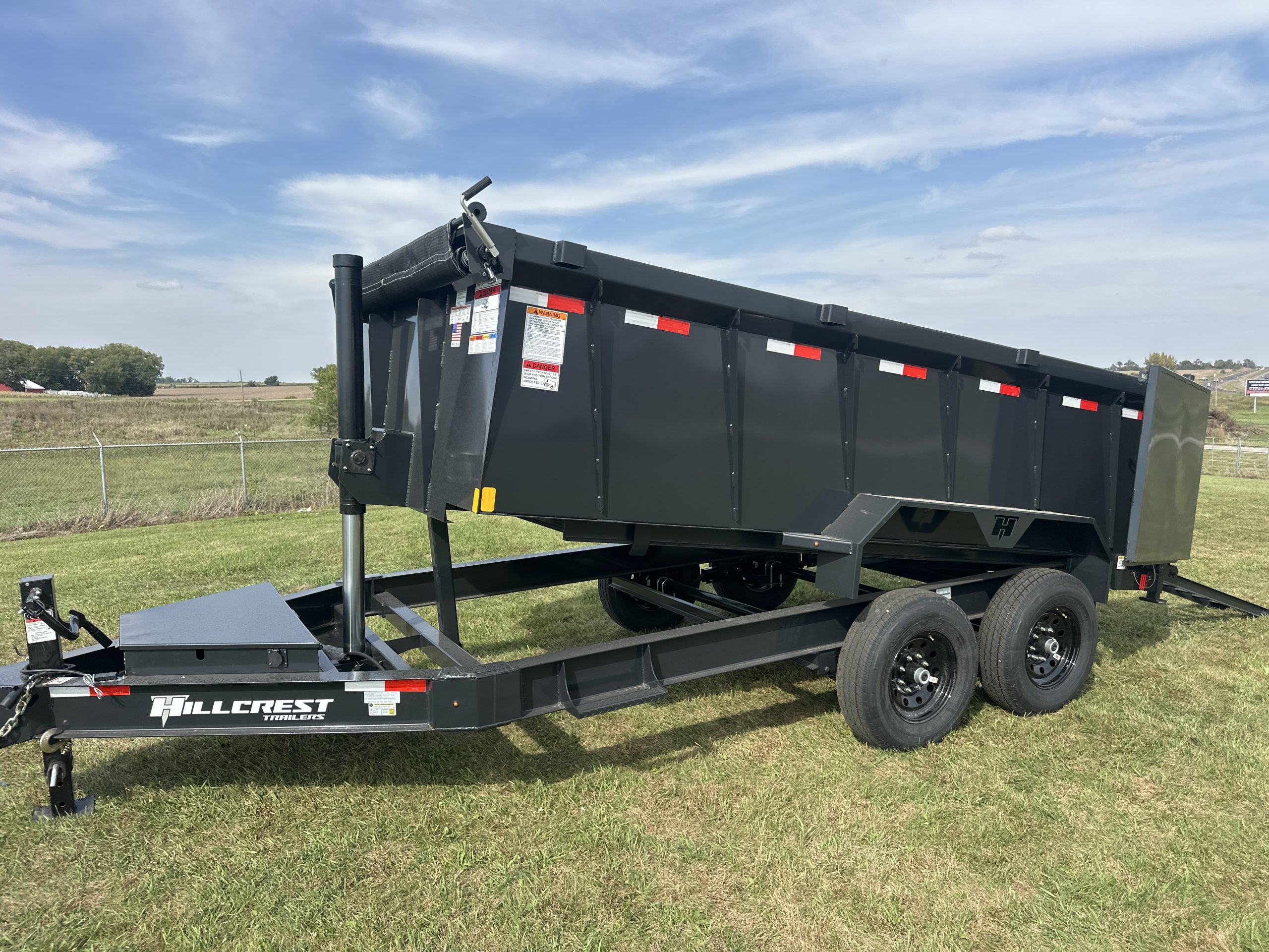 Hillcrest 14K 14 FT Dump Trailer – Bumper