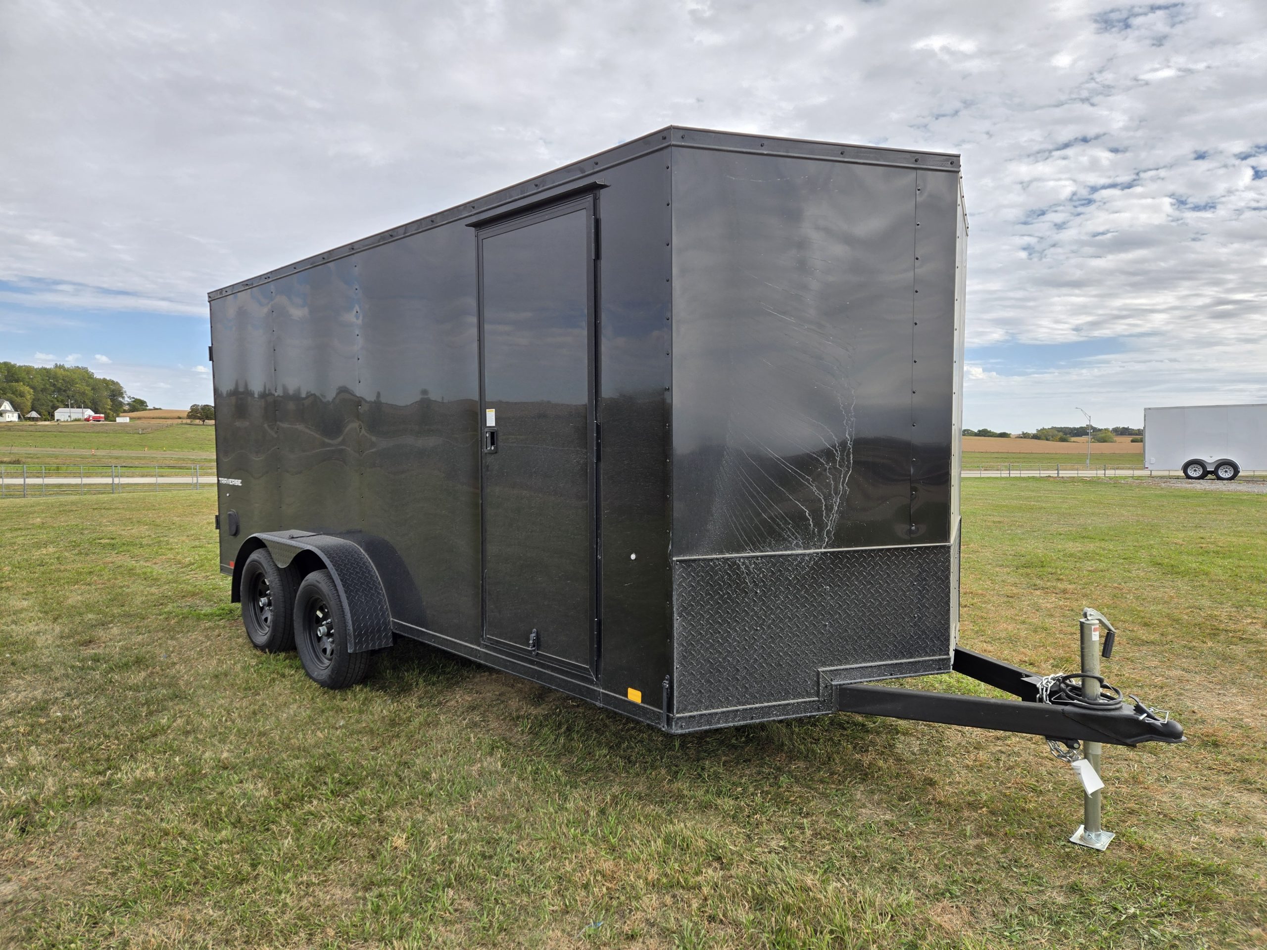 Formula 7K 16 FT Traverse Flat Top V-Nose Cargo Trailer
