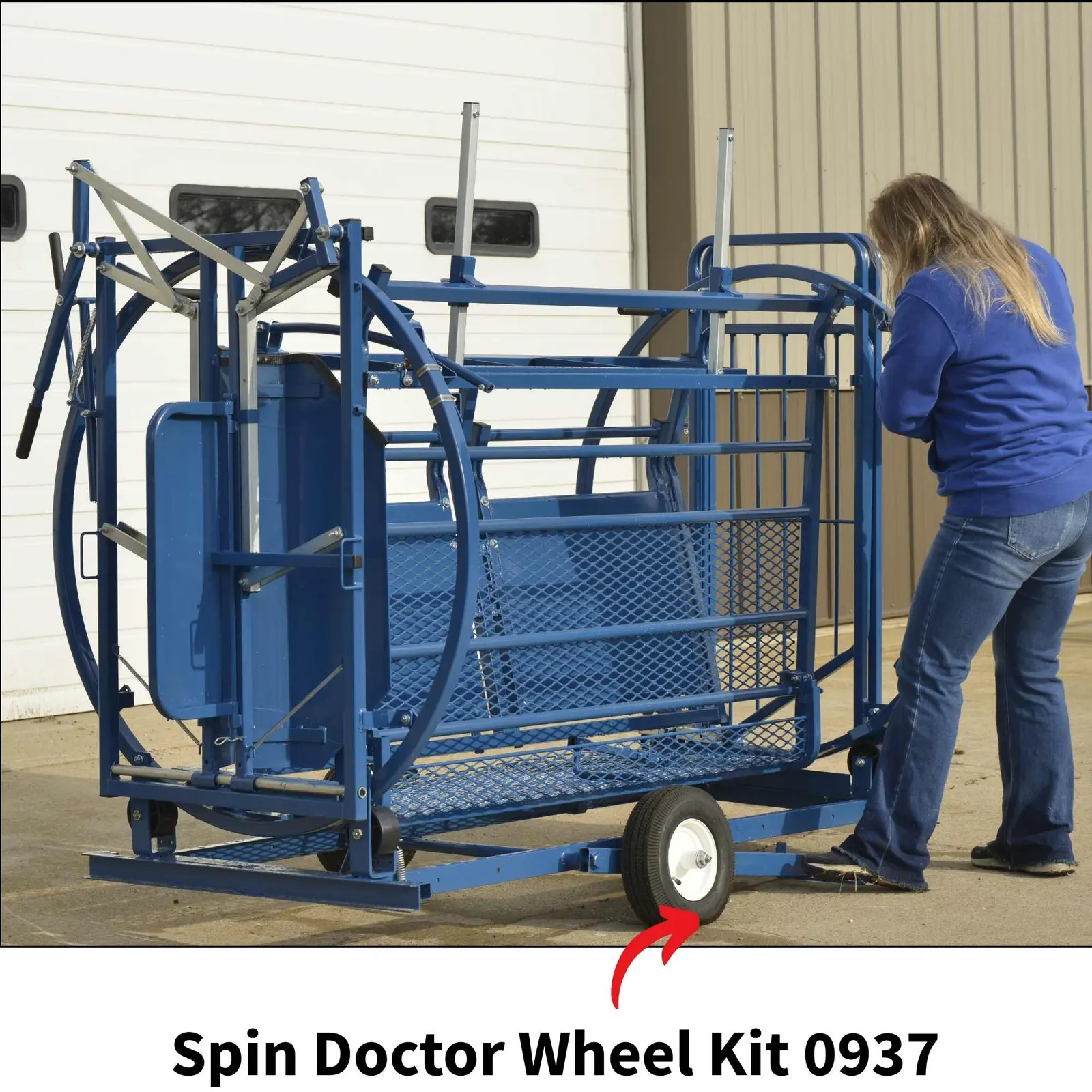 Wheel Kit for Spin Doctor for Hoof Trimming Sheep & Goats