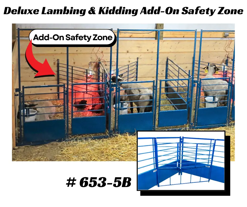 Safety Zone for Deluxe Lambing/Kidding Add-On Pens for Sheep & Goats