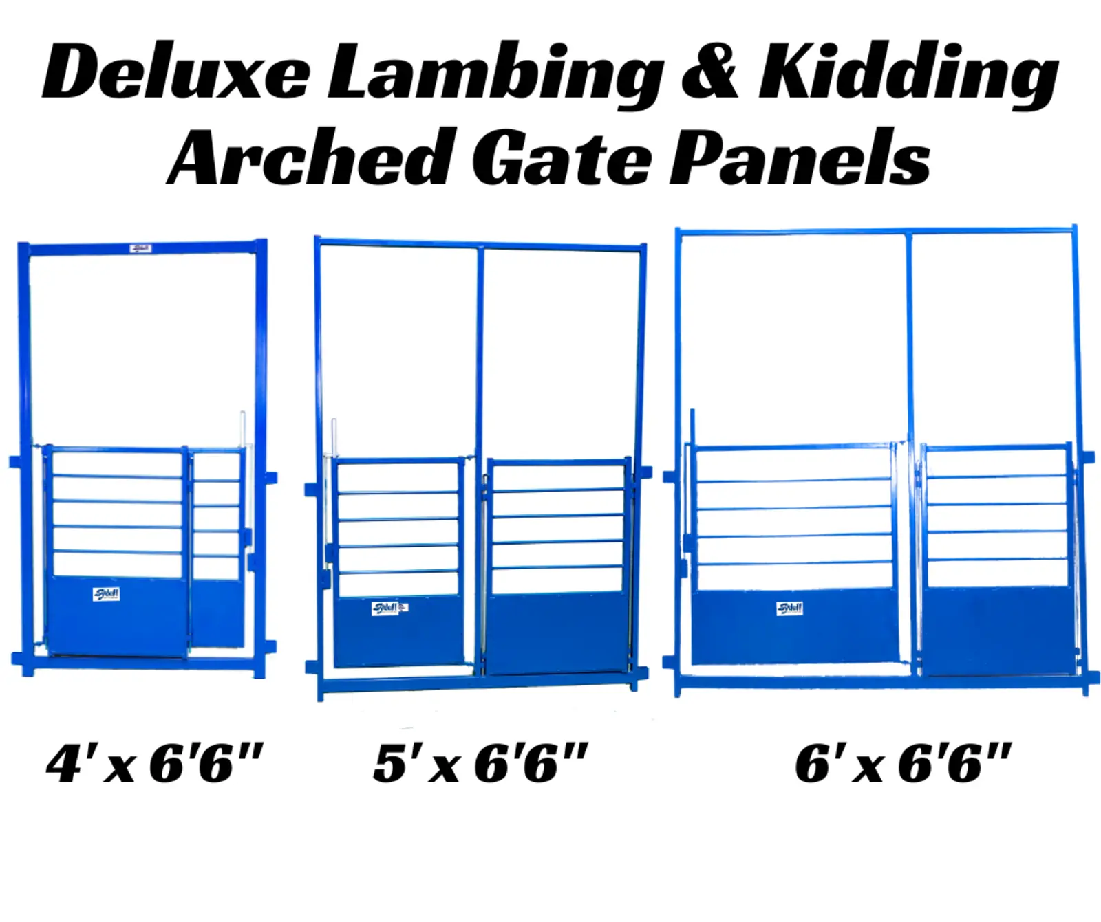 Deluxe Arched Front Gate Panel for Lambing & Kidding Pens for Sheep & Goats
