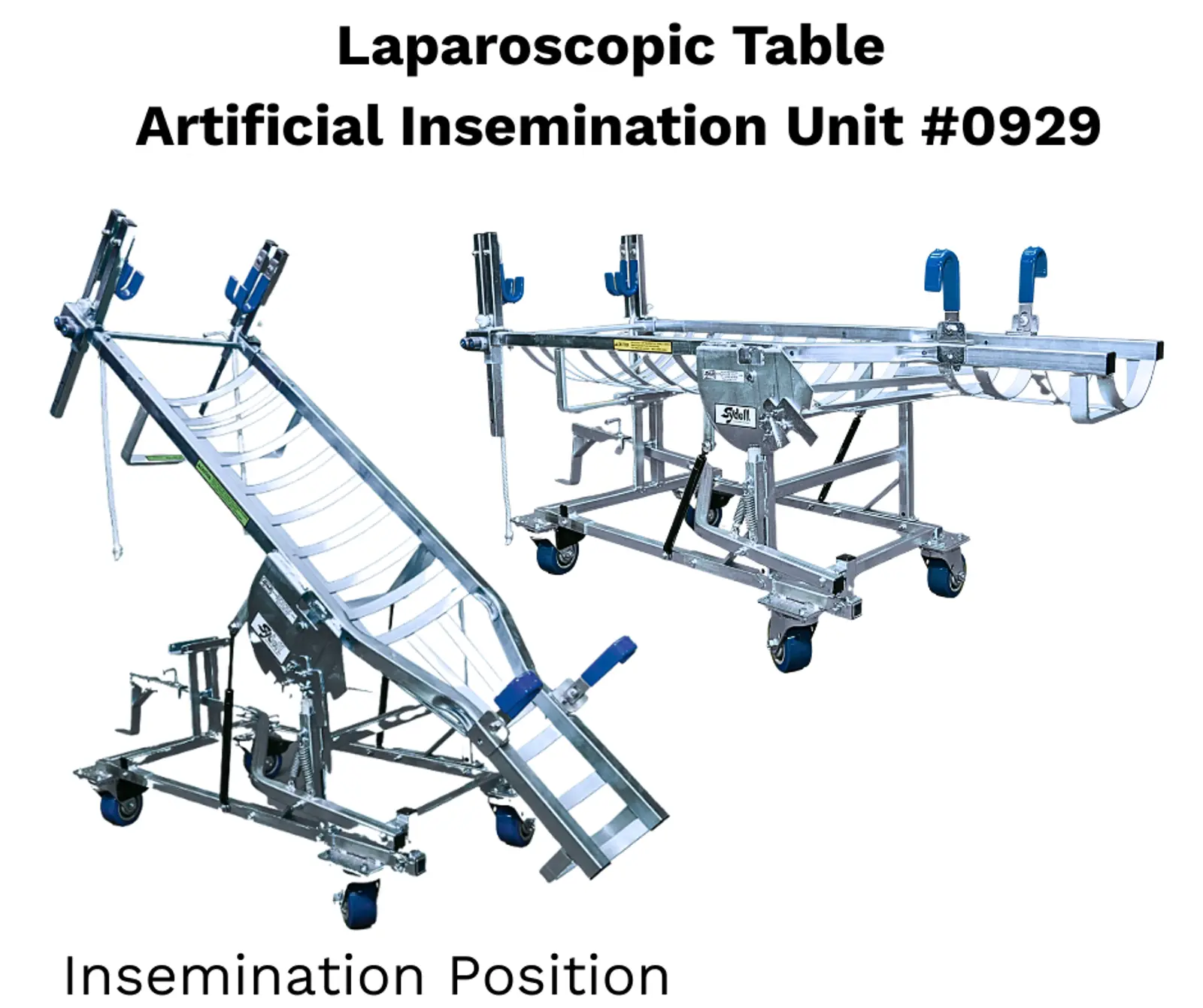 Laparoscopic Table Artificial Insemination Unit #0929 for Sheep & Goats