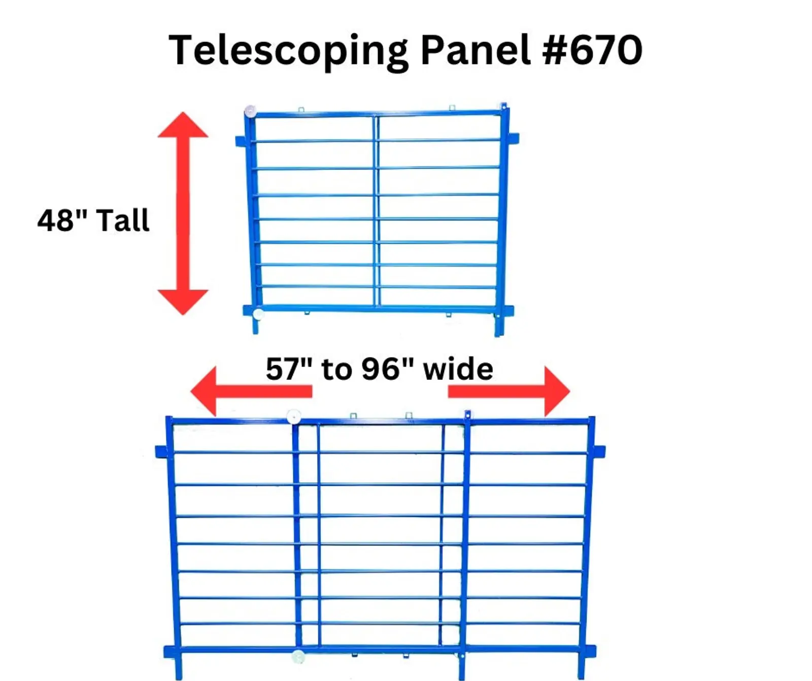 Telescoping Panel 0670 for Sheep & Goats