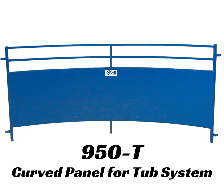 8' Curved Tub Panel for Sheep & Goats