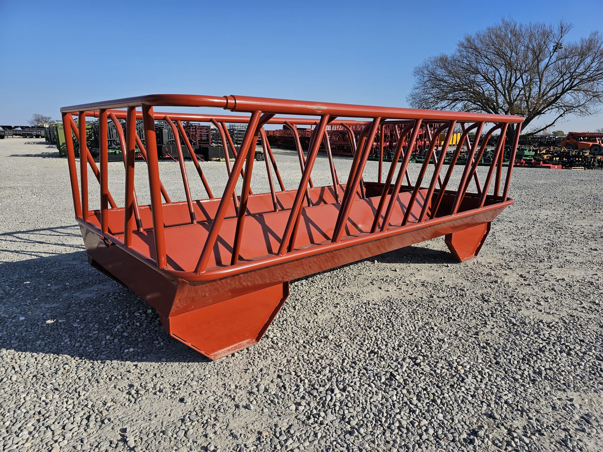 12 FT Bale Feeder on Skids