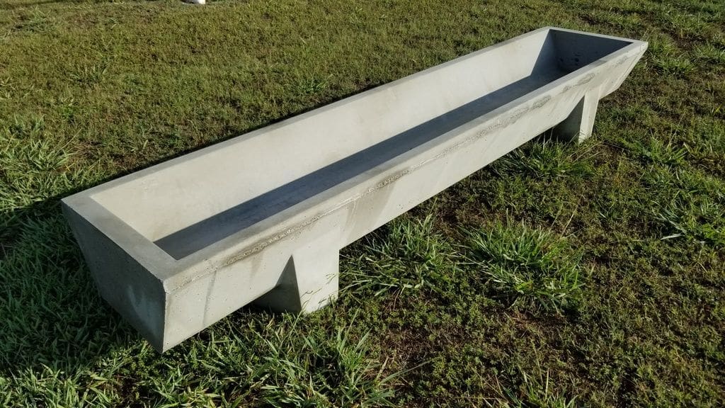 Concrete 10 FT Feed Bunk
