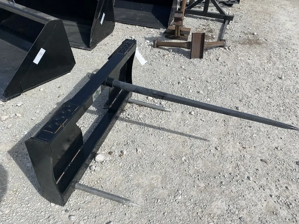 Ranch Boss Single Bale Spear Skid Steer Quick Attachment
