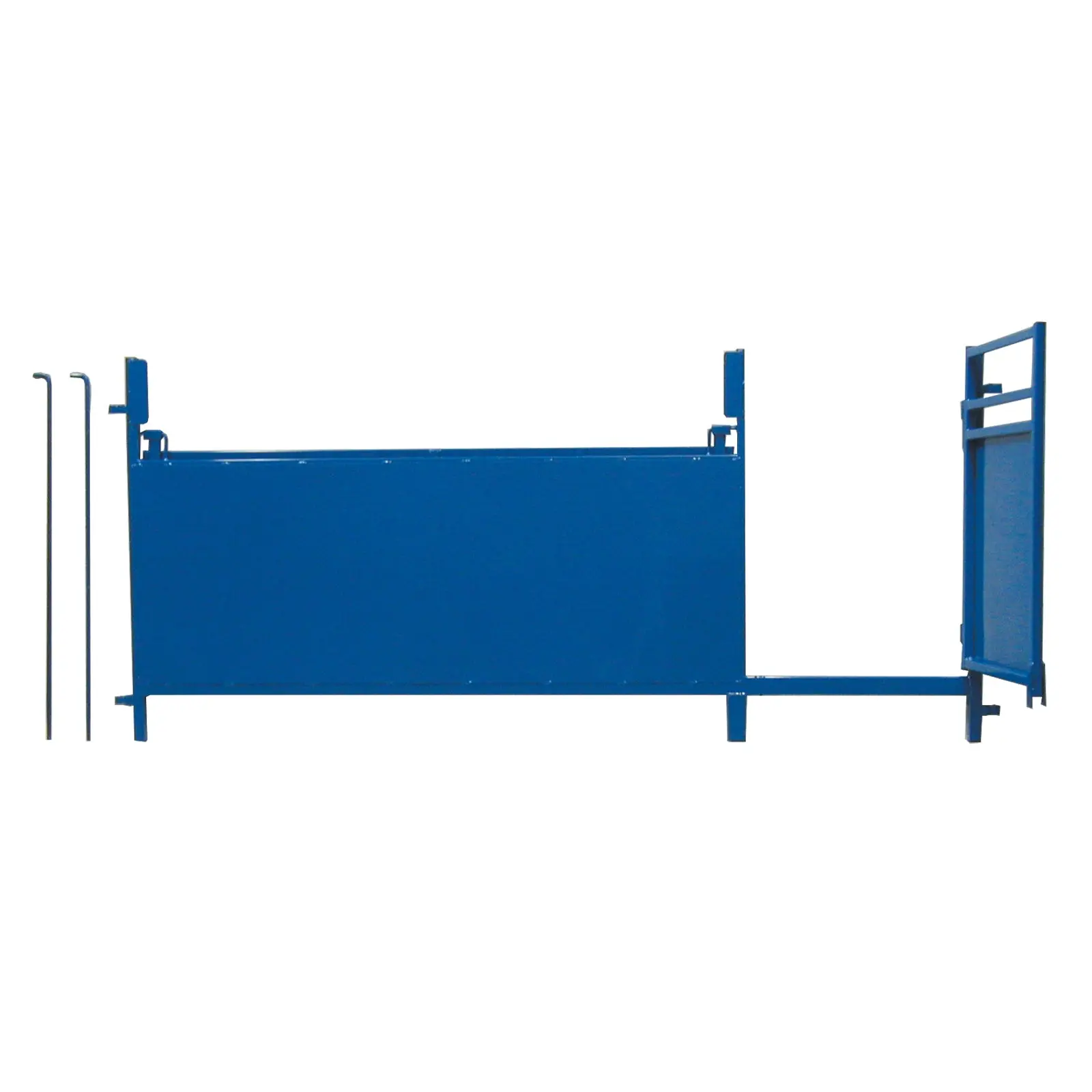 8' Solid Panel with Drop Top and Walk-Thru Gate for Sheep & Goats