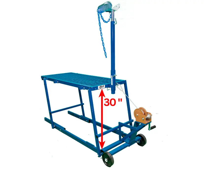 Winch Blocking Stand for Sheep & Goats