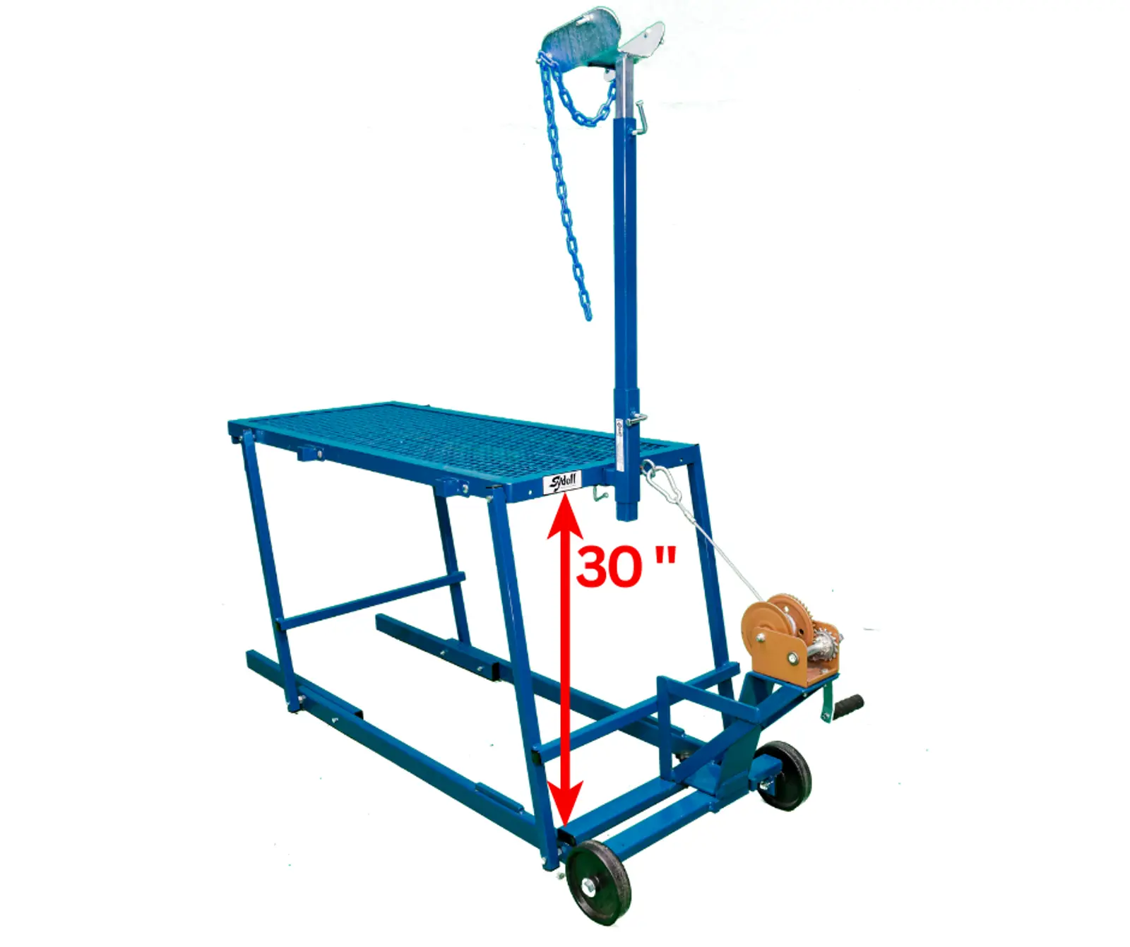 Winch Blocking Stand for Sheep & Goats