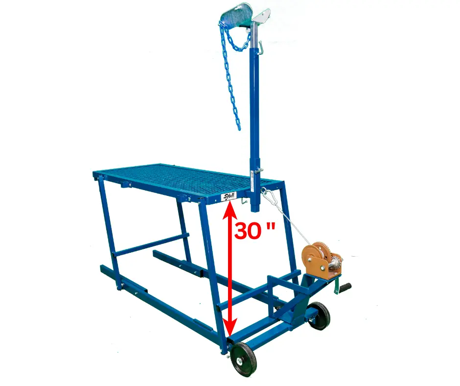Winch Blocking Stand for Sheep & Goats