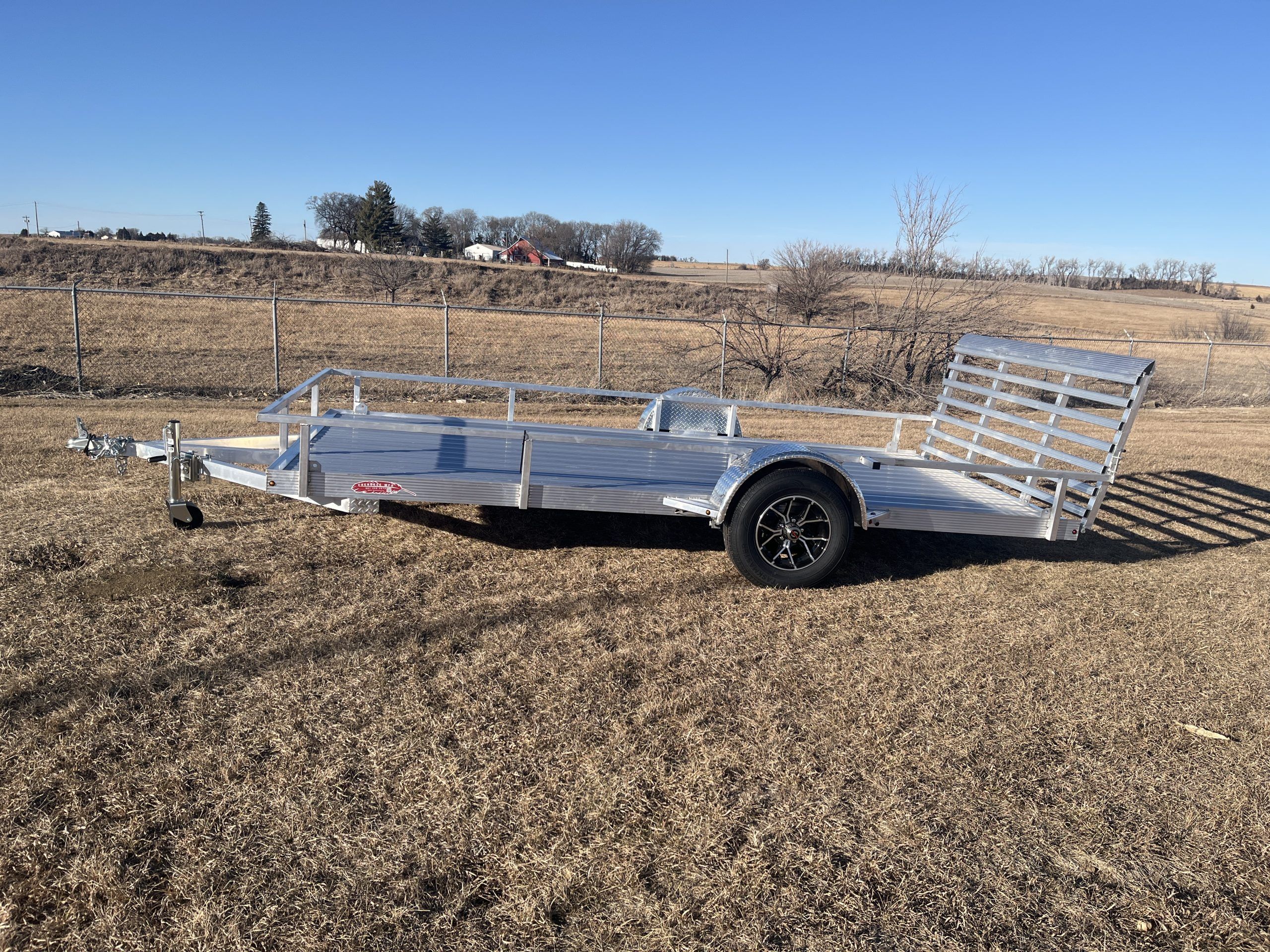 Cherokee 3.5K 14 FT Aluminum Utility Trailer