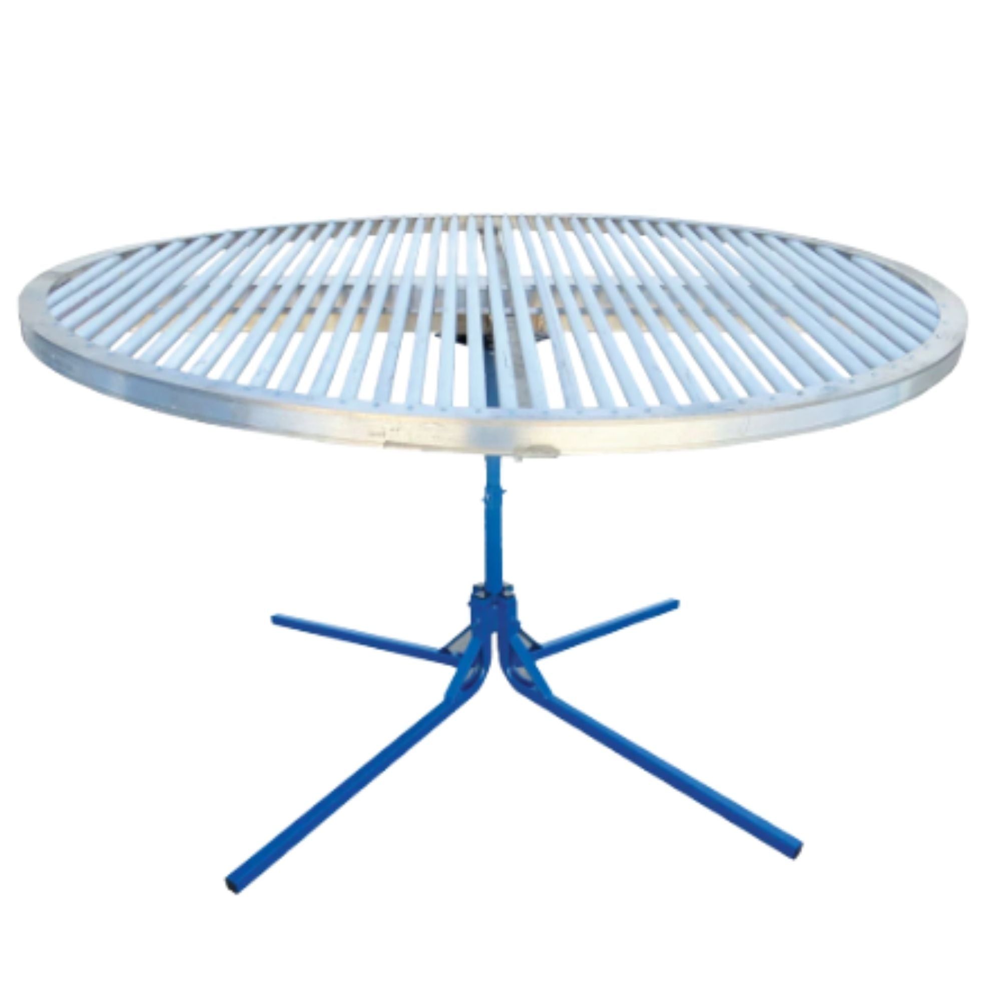 6' Aluminum Revolving Wool & Fiber Skirting Table for Sheep & Goats