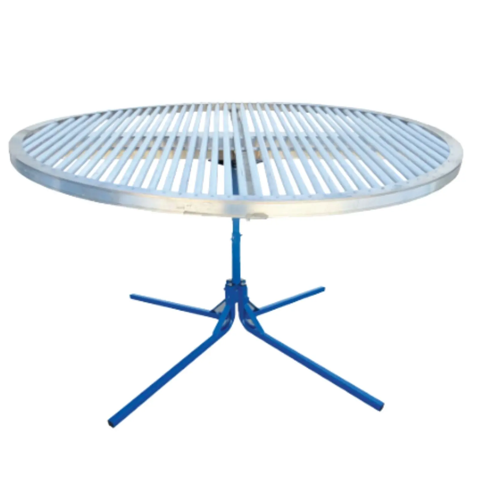 6' Aluminum Revolving Wool & Fiber Skirting Table for Sheep & Goats