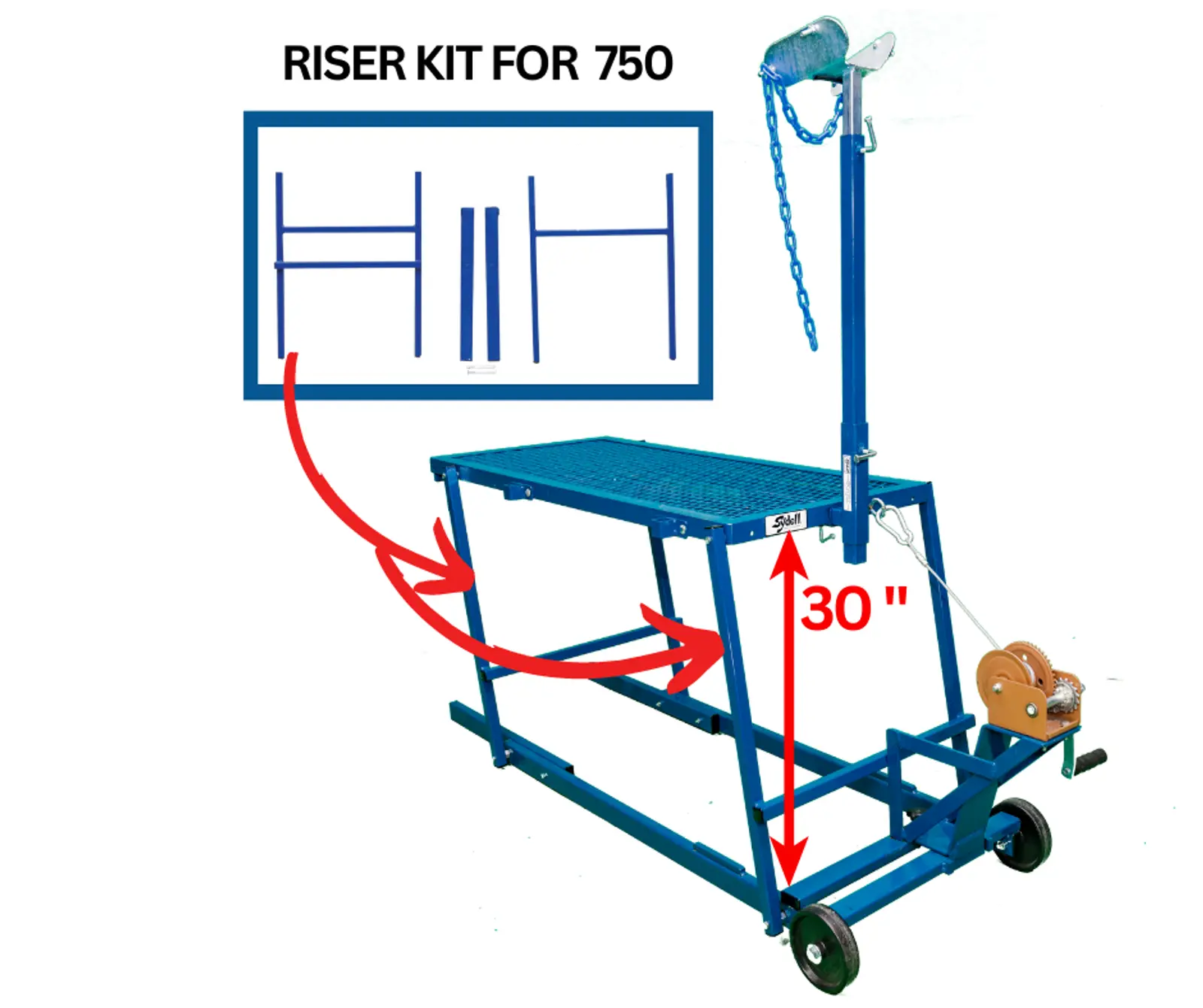 30” Riser Kit 0751 for Sheep & Goats