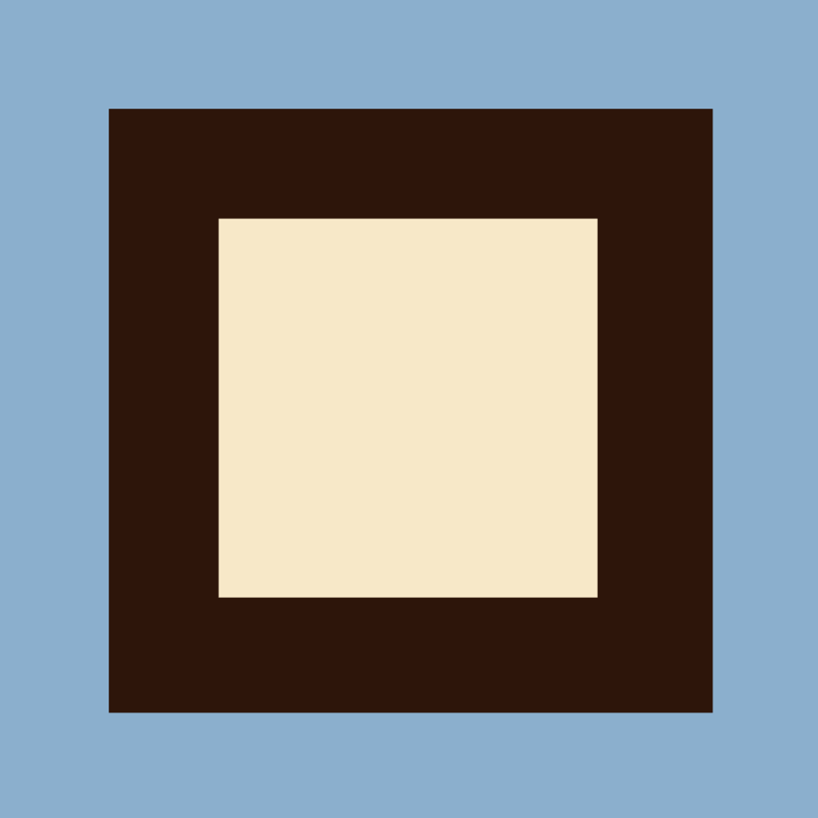 three rectangles of different colors