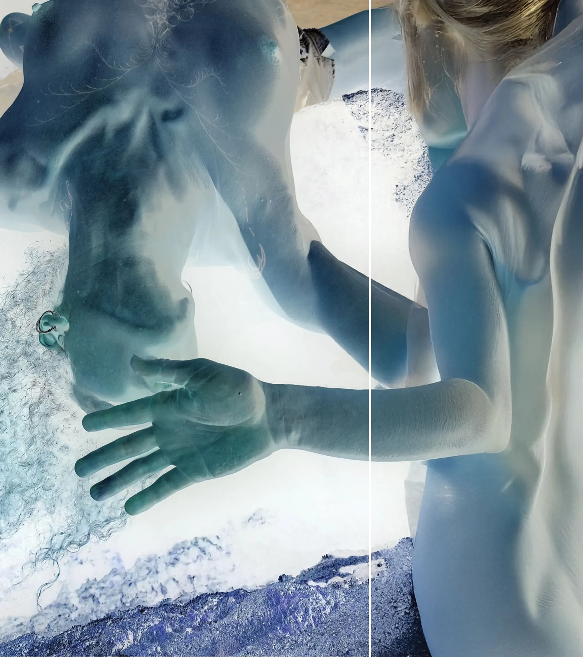 Andrea Illés, 'no rock no flower' (detail), 2025.