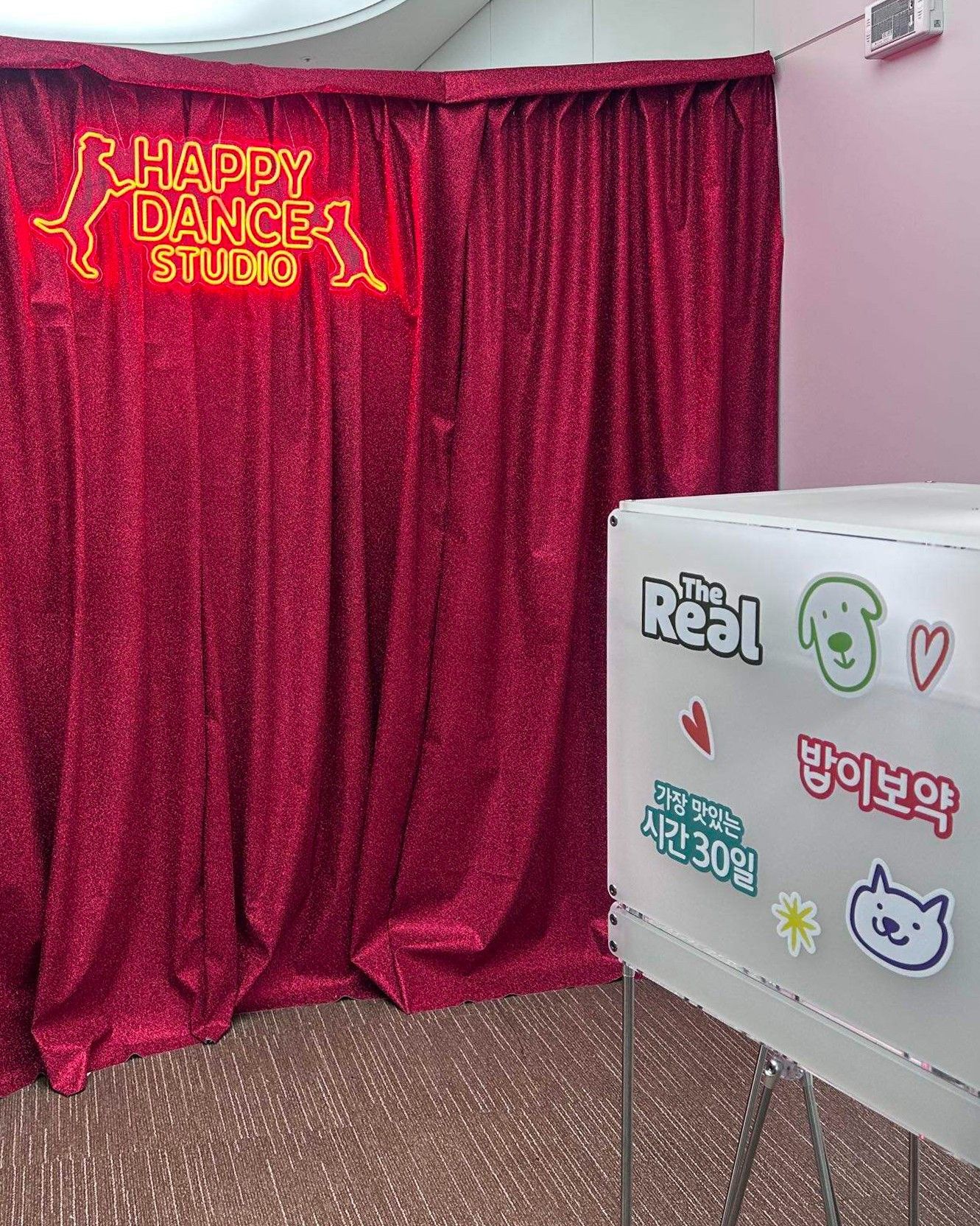 하림펫푸드 해피댄스 스튜디오 포토부스설치