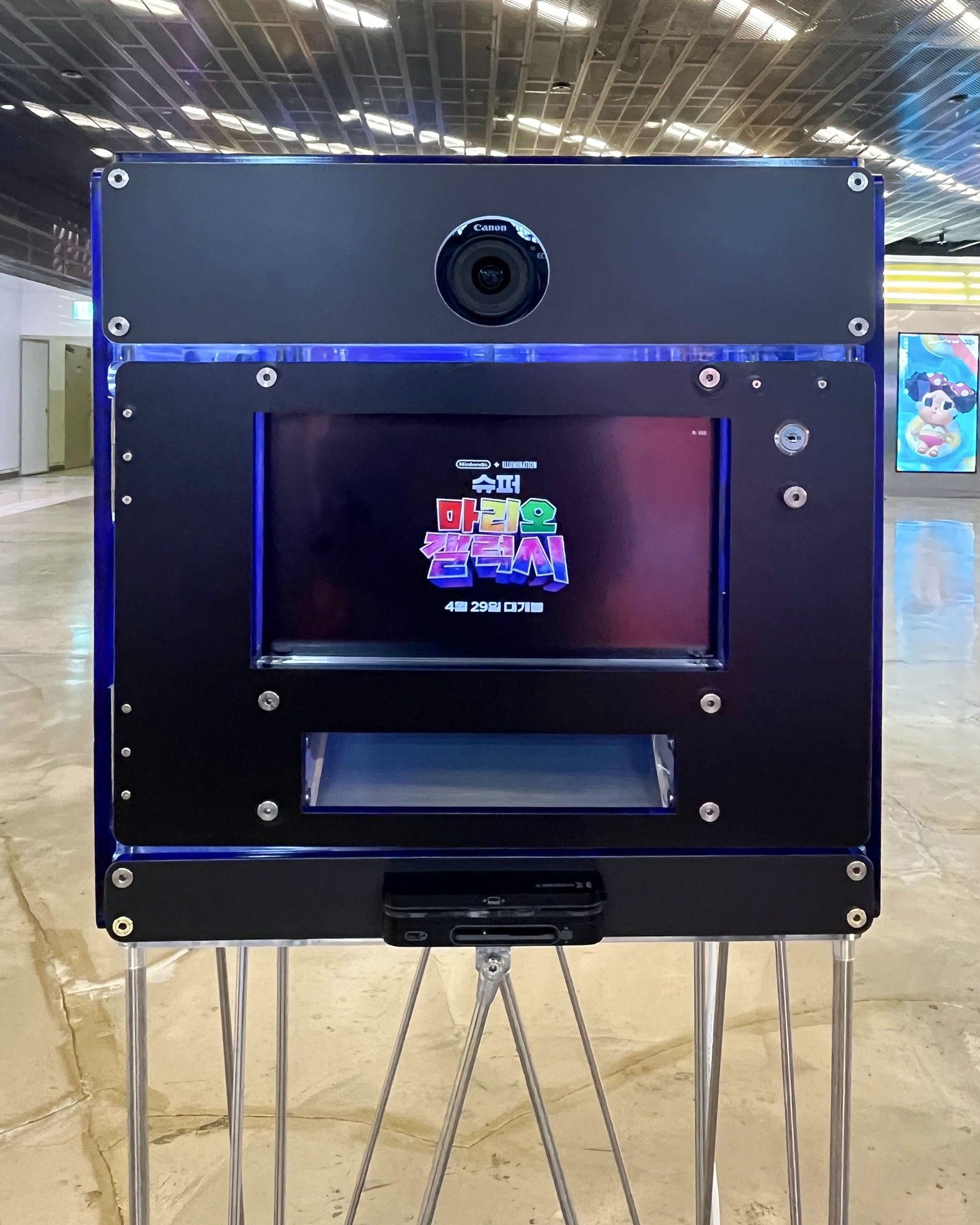 영화 '슈퍼 마리오 갤럭시' 시사회 어반피키 포토부스 설치