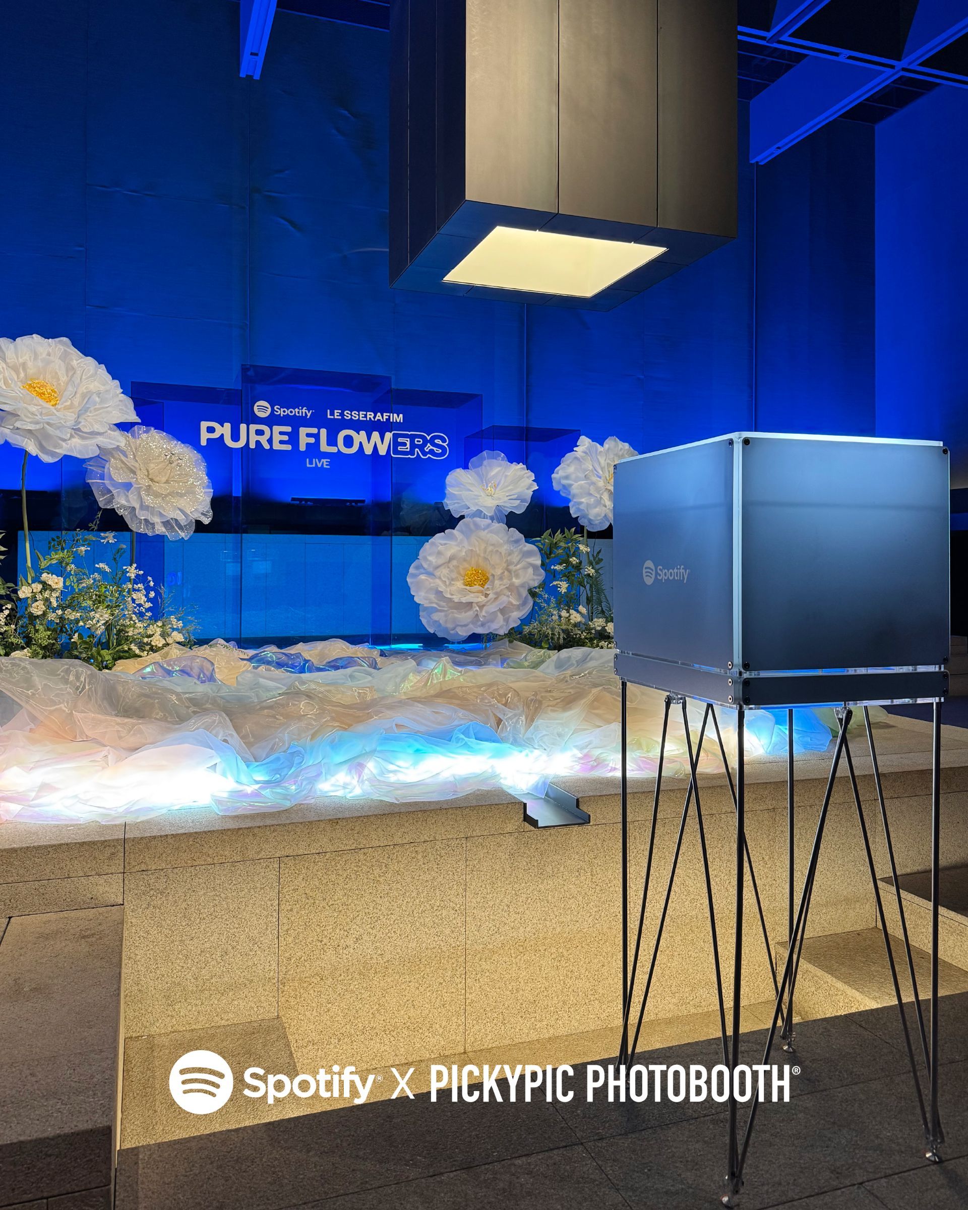 스포티파이 르세라핌 ‘PURE FLOWERS LIVE’ 행사 포토부스대여