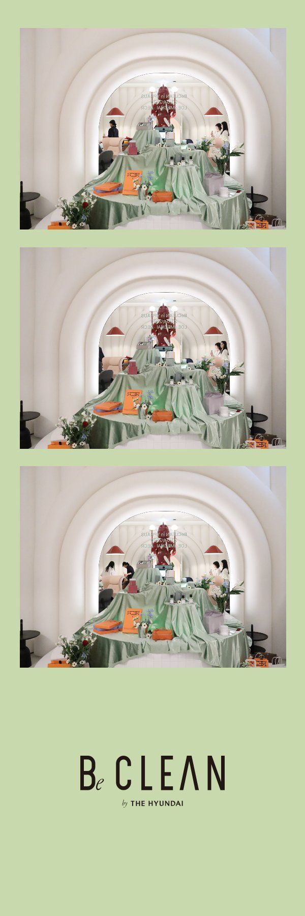 비클린 (Be CLEAN) by The Hyundai 포토부스 촬영 프레임