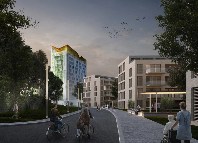 Diakonhjemmet hage illustrasjon