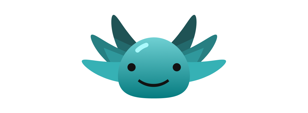 Lottie the axolotl