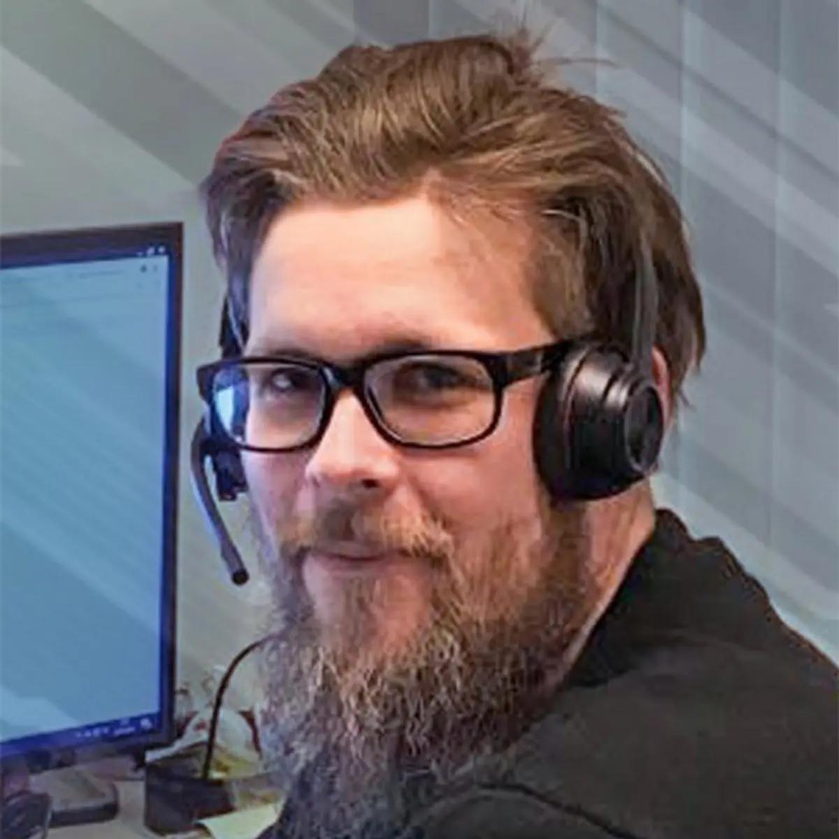 Profilbilde som viser Robin Ebbesen på kundeservice