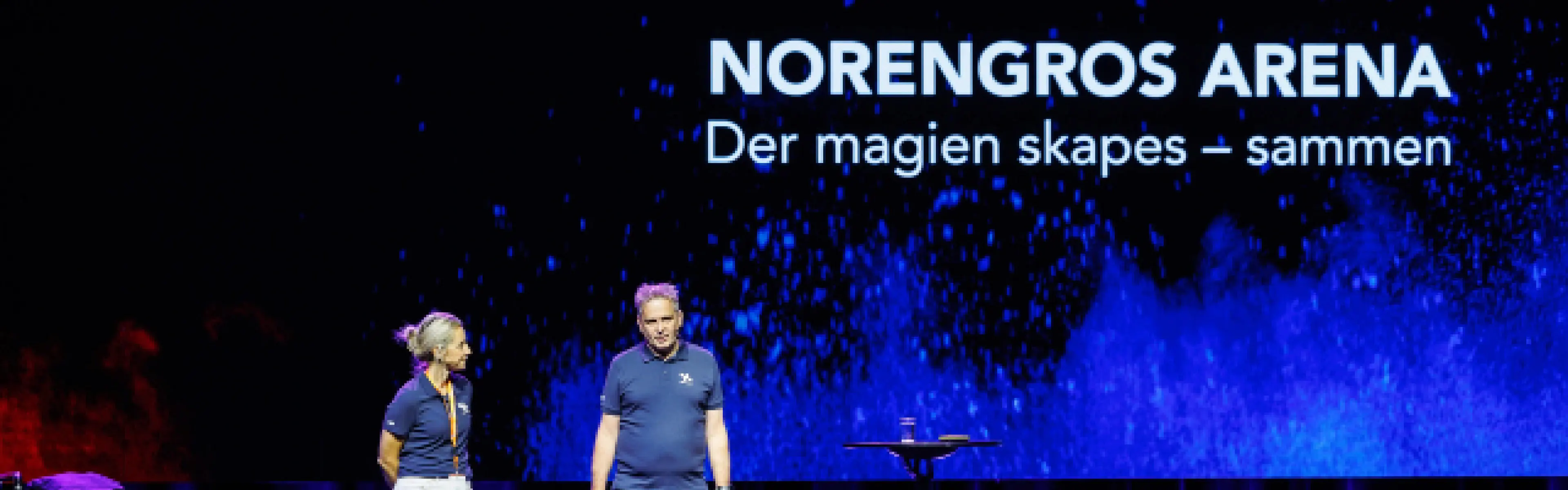 Personer på scenen under Norengros Kick Off 2025