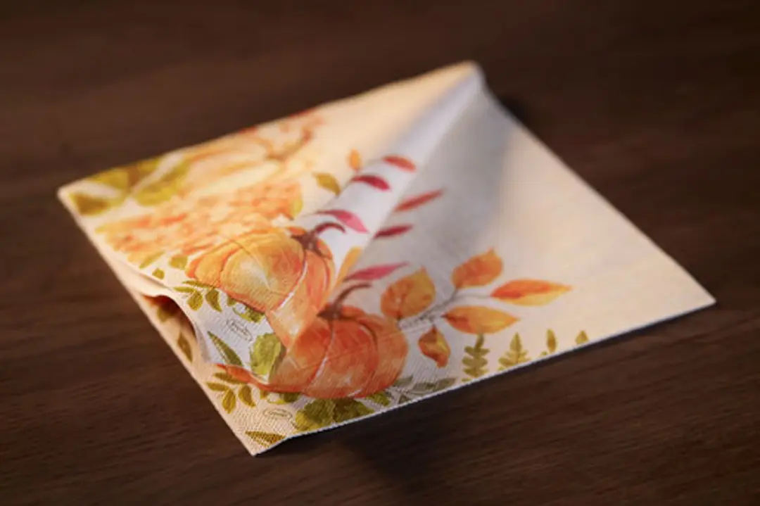 Duni spicy pumpkin serviett