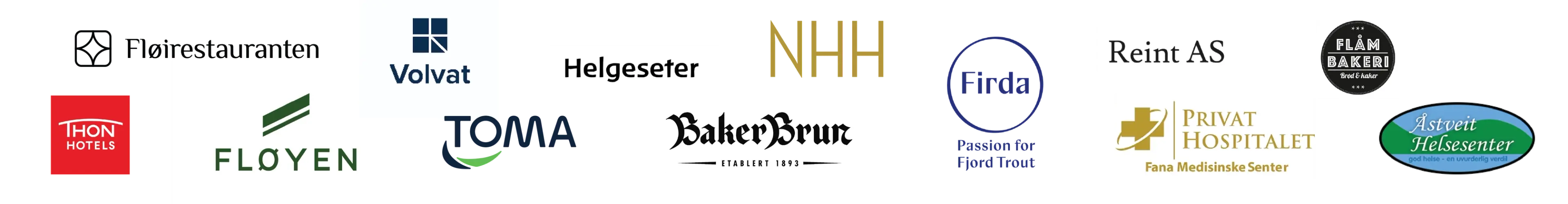 Logosamling kundereferanser