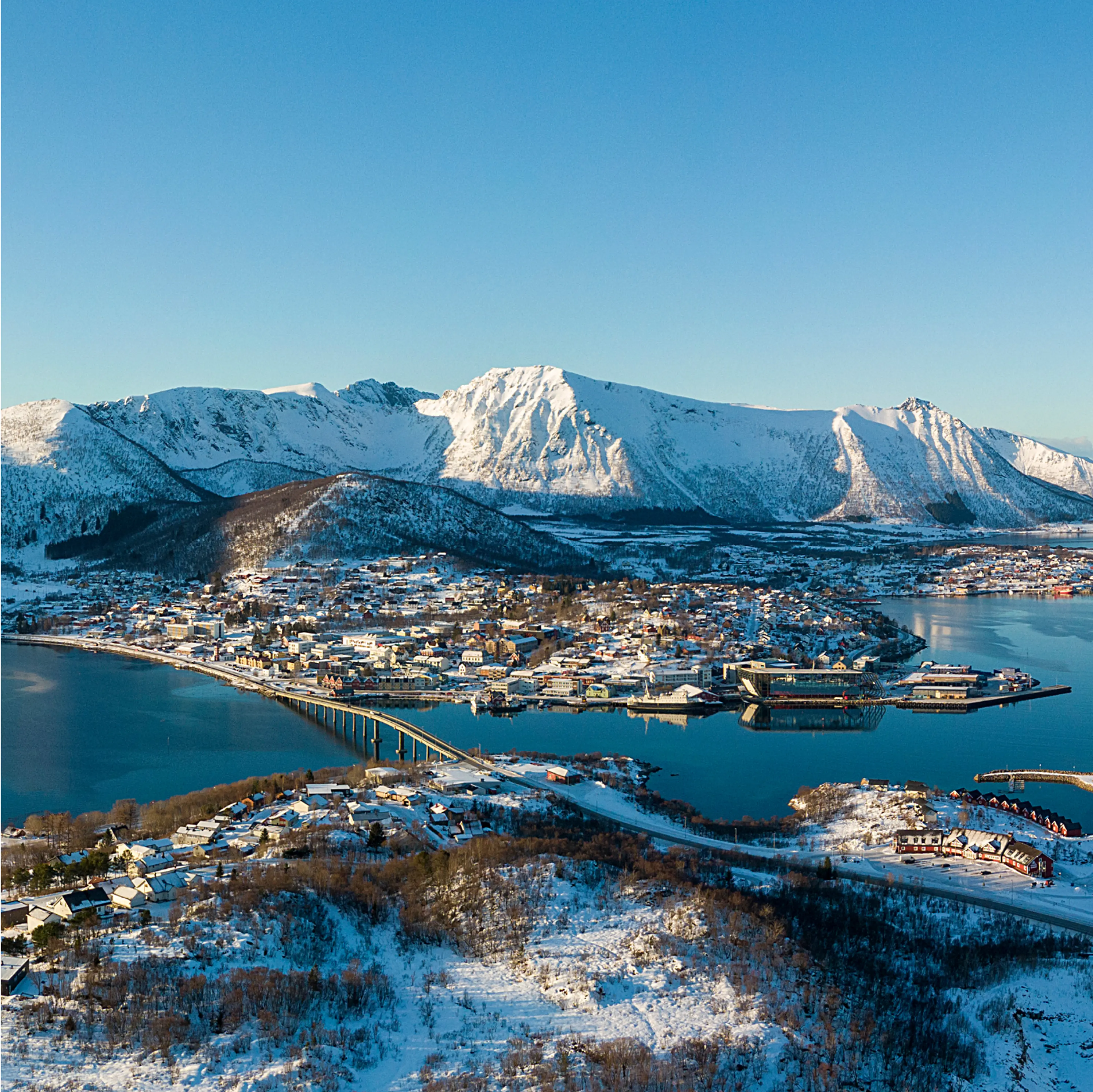 Panorama av Stokmarknes