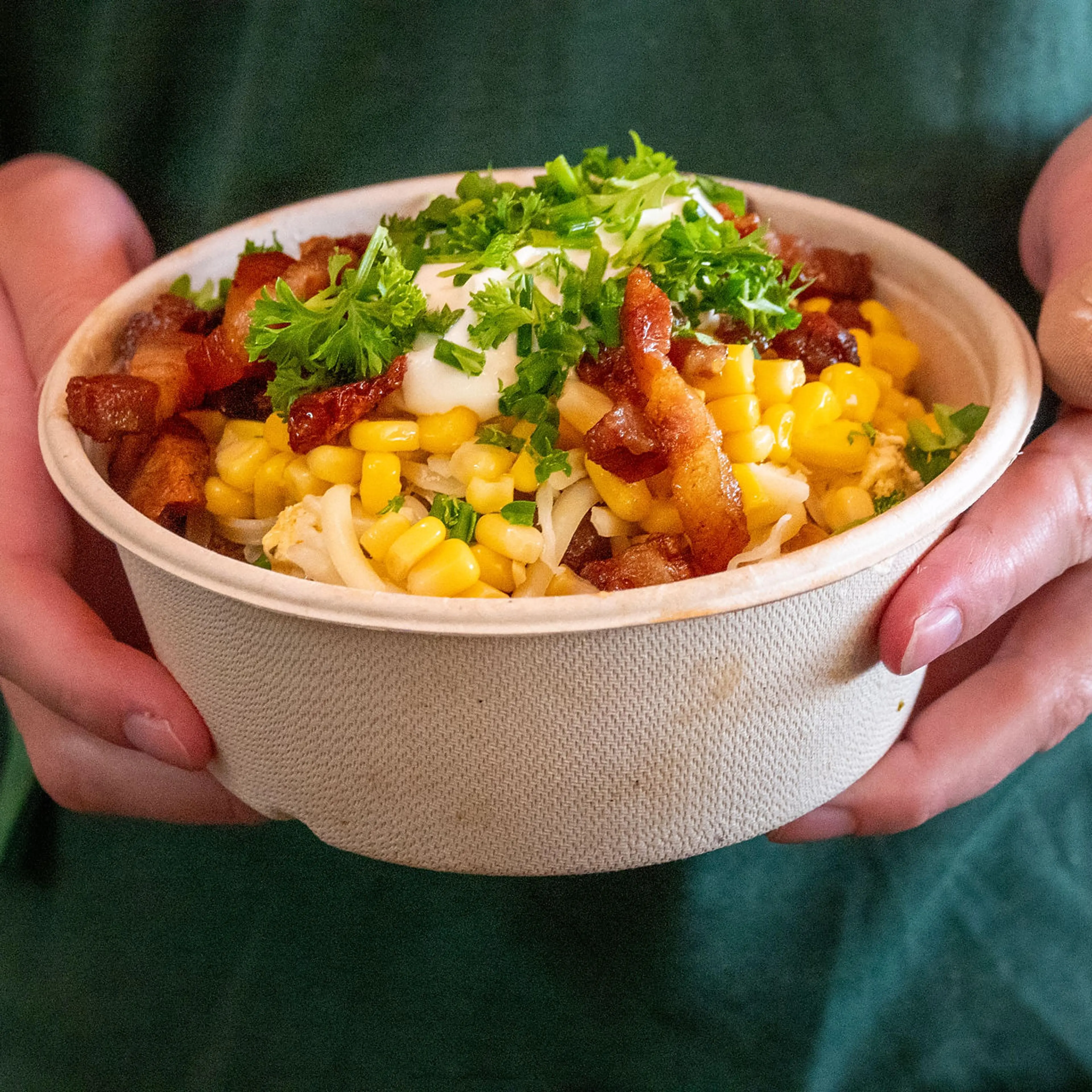 Festivalmat i bærekraftig emballasje