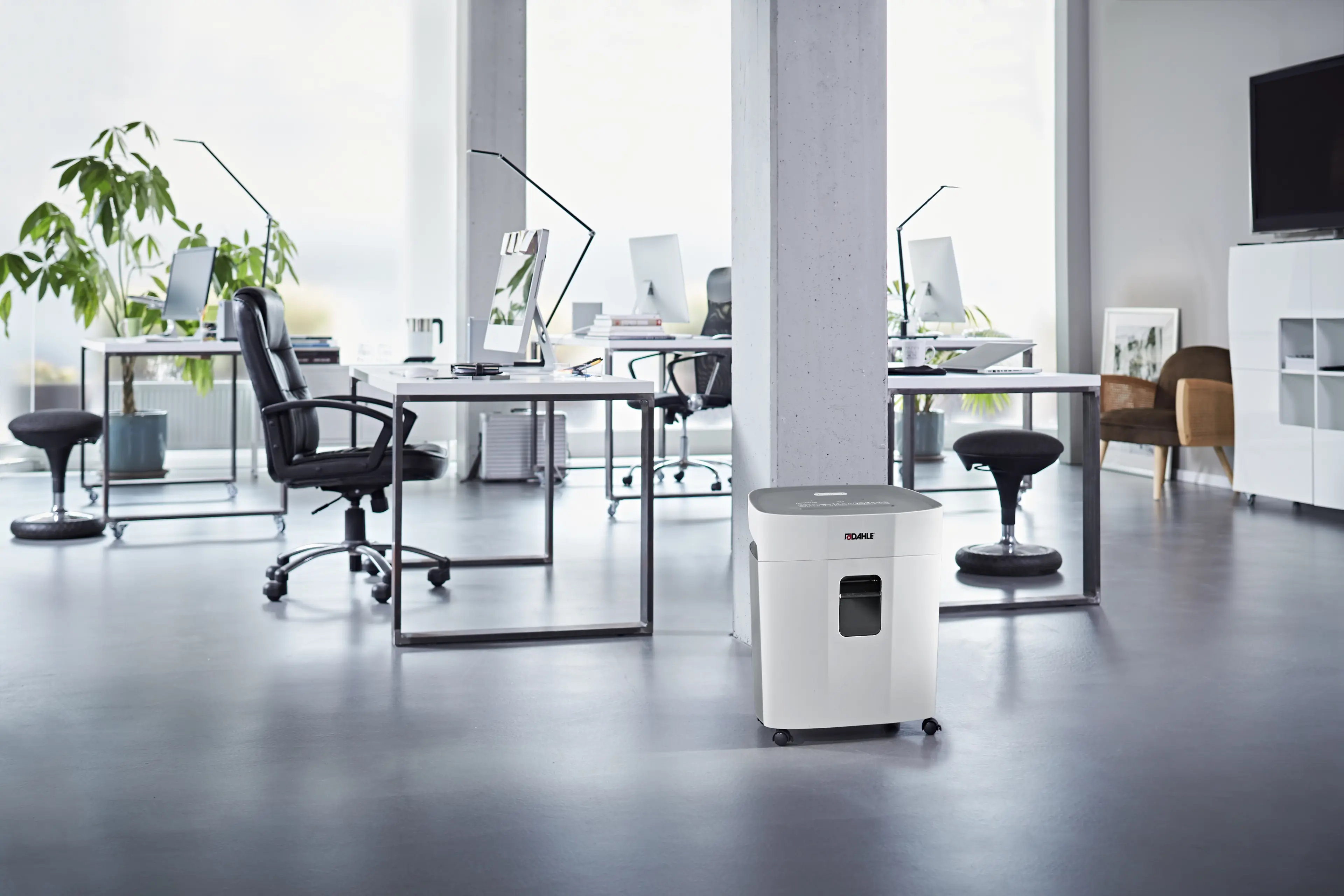 Dahle makuleringsmaskin på kontor