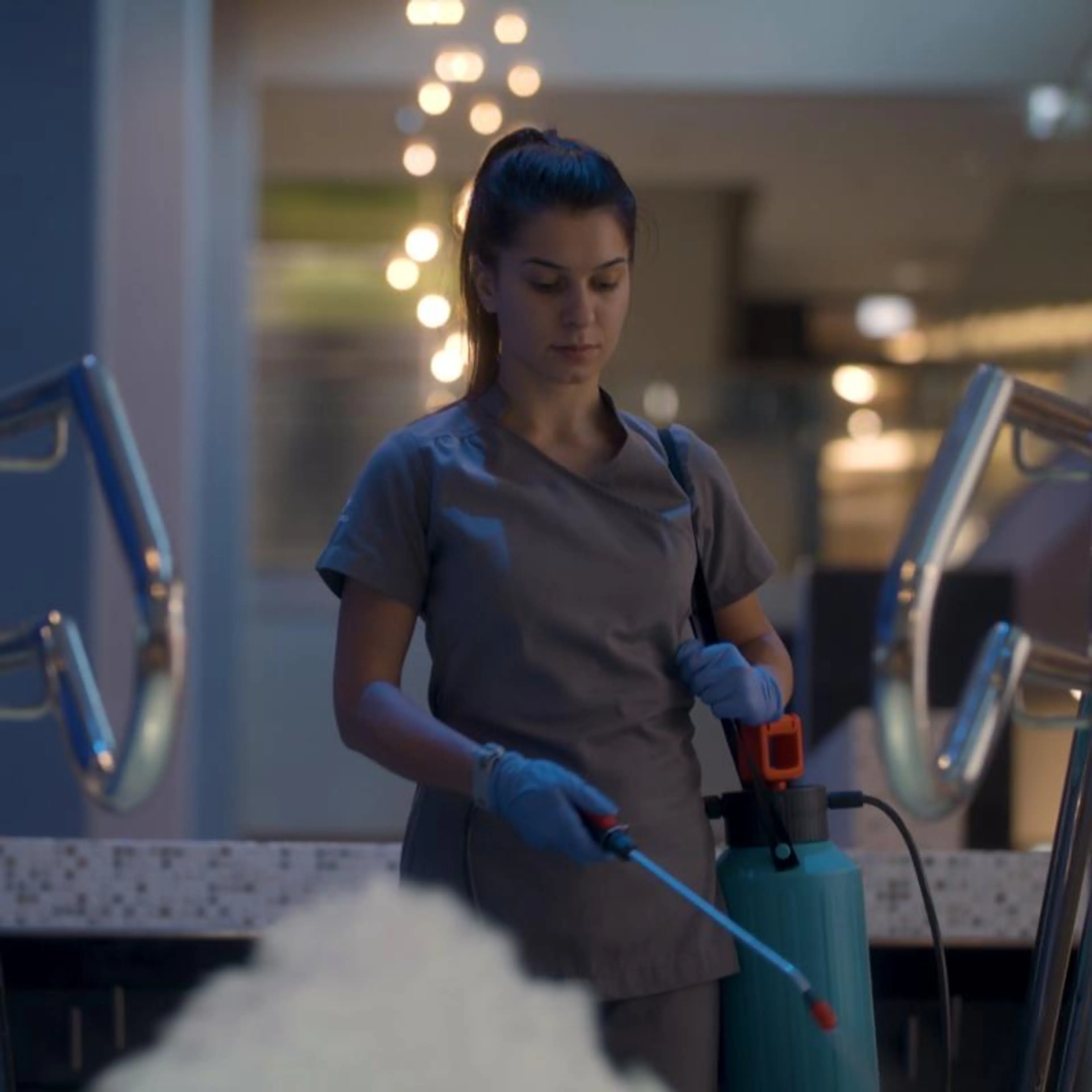 Renholder på The Well