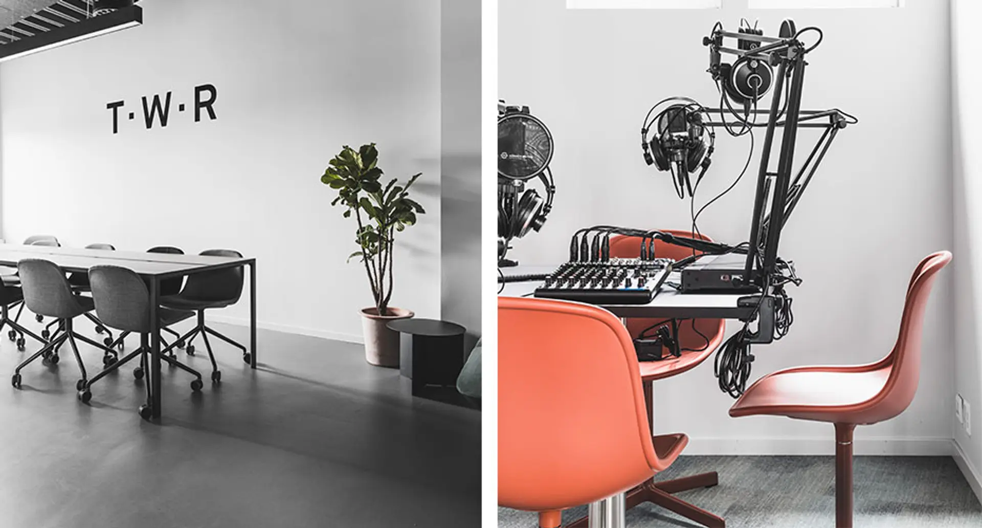 Bildet fra Tower sine kontorer i Bergen- møterom