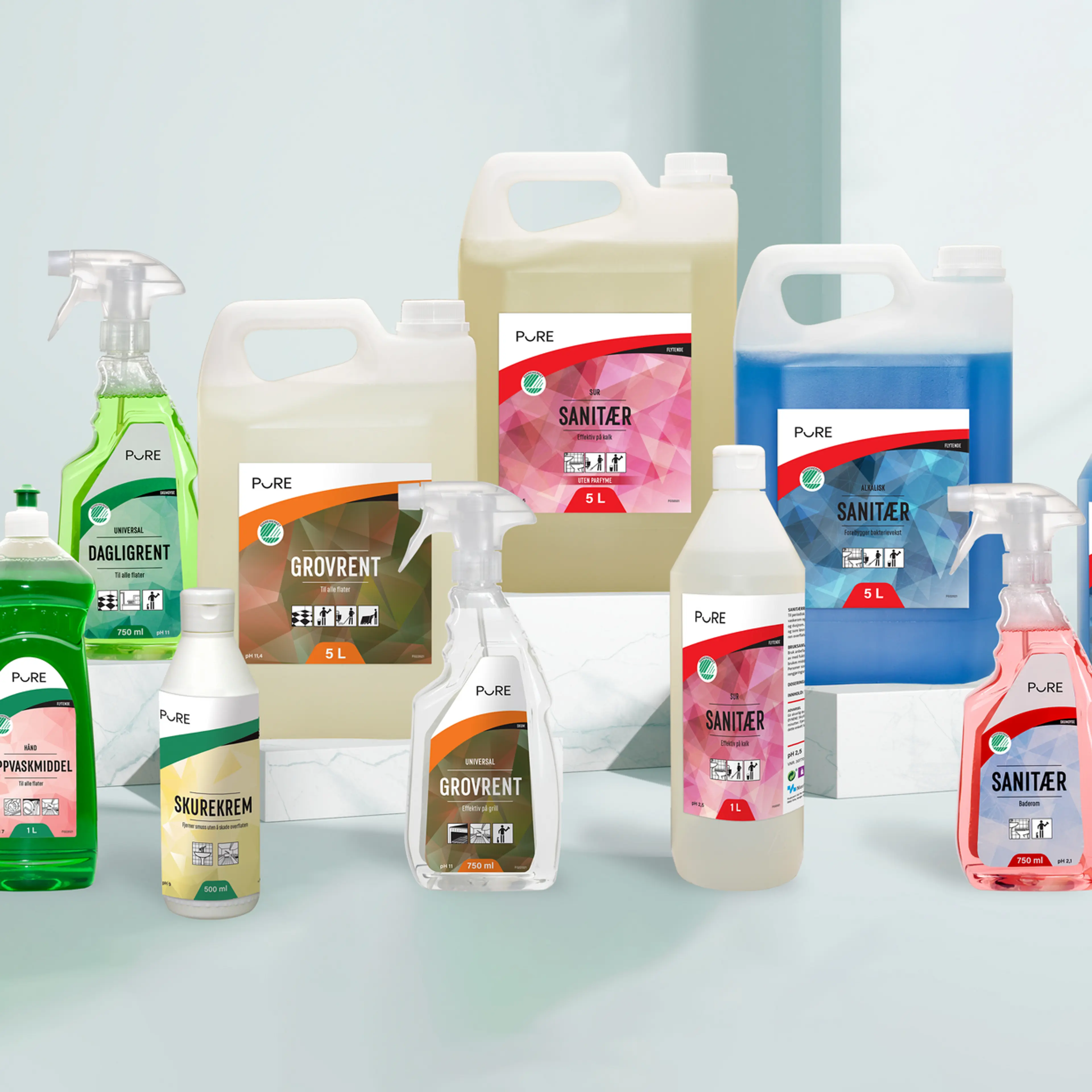 Pure renholdsprodukter