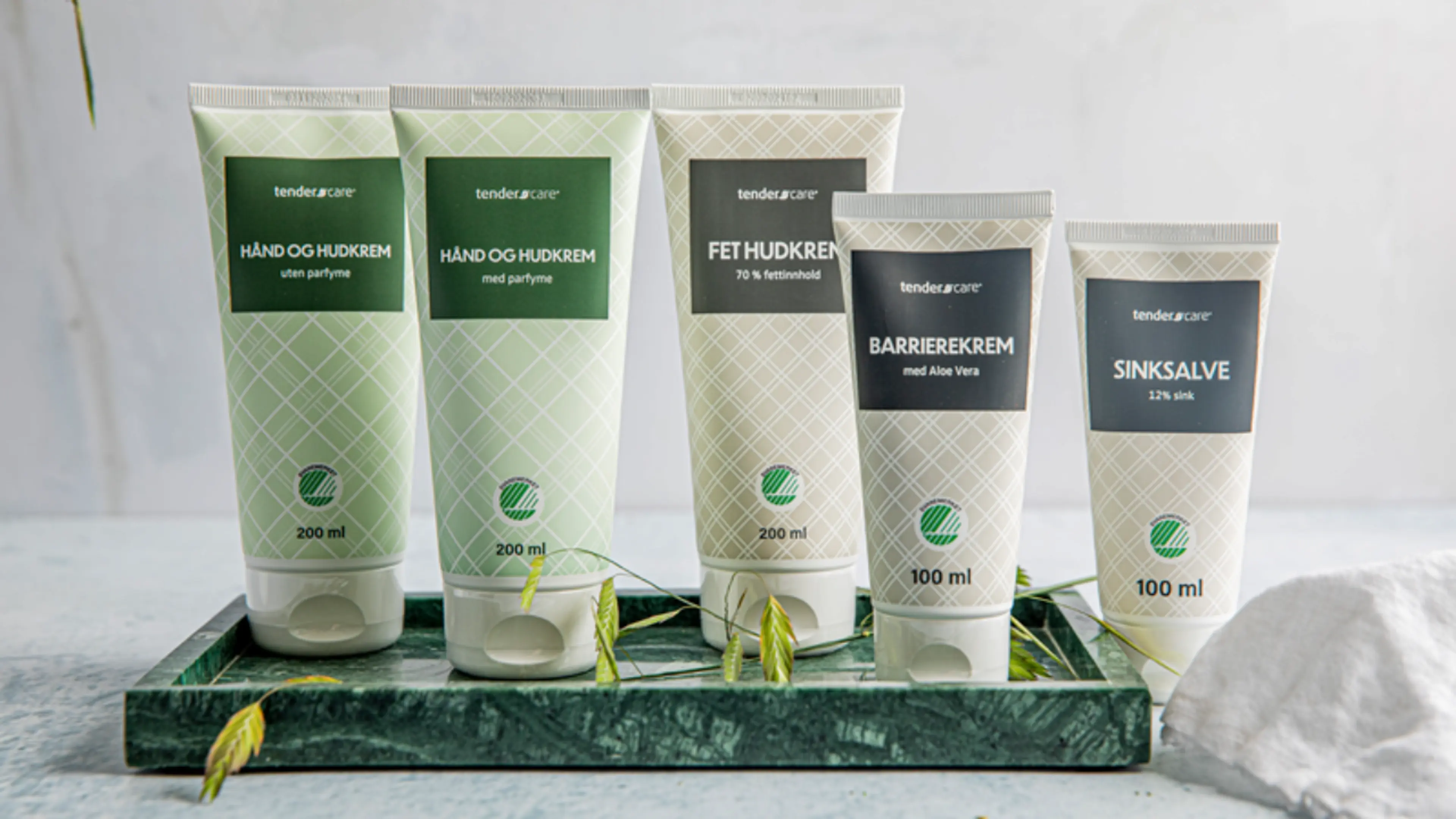 Tendercare - naturlig hudpleie utviklet for helsesektoren