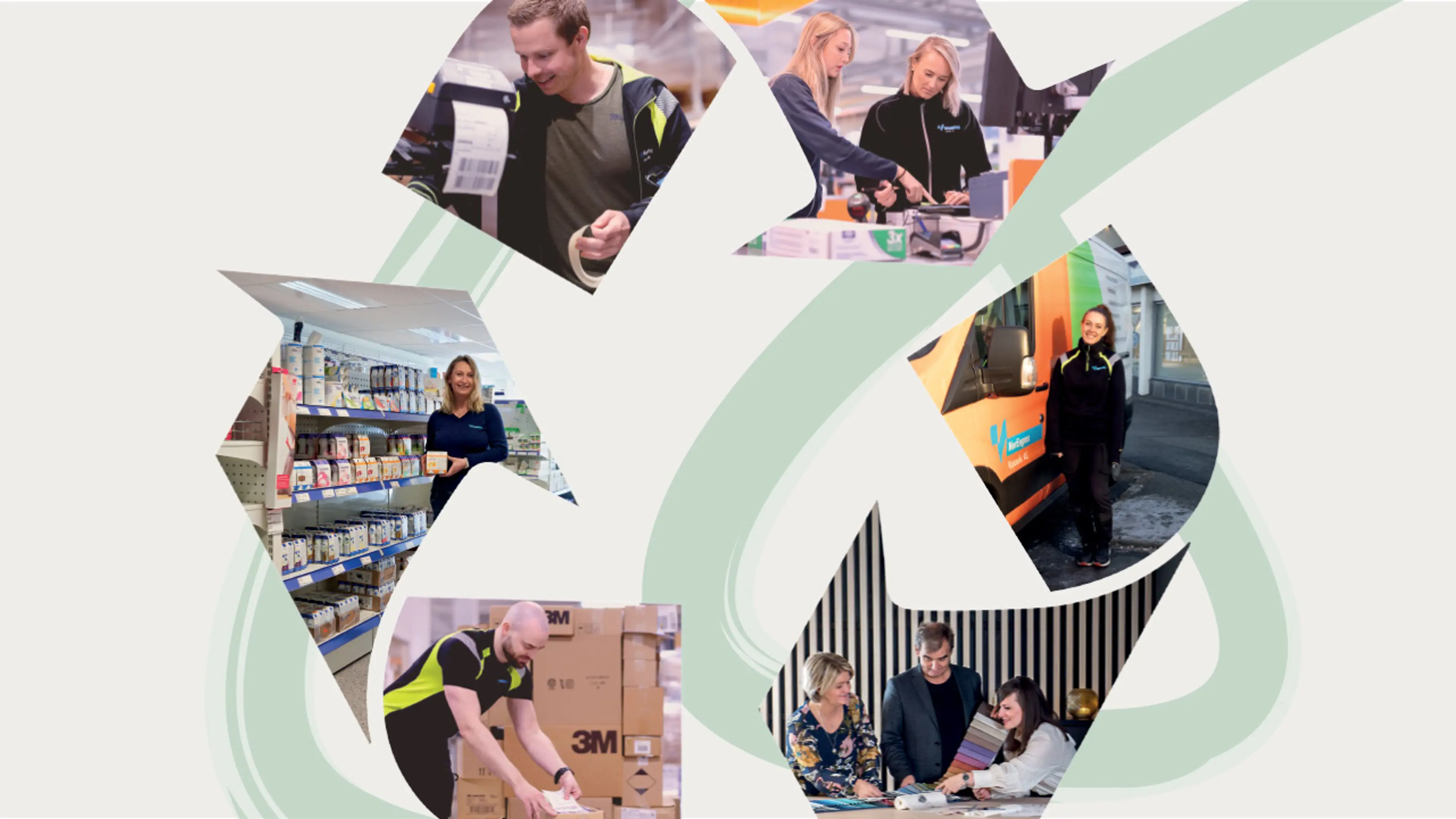 Illustrasjon fra Norengros bærekraftrapport