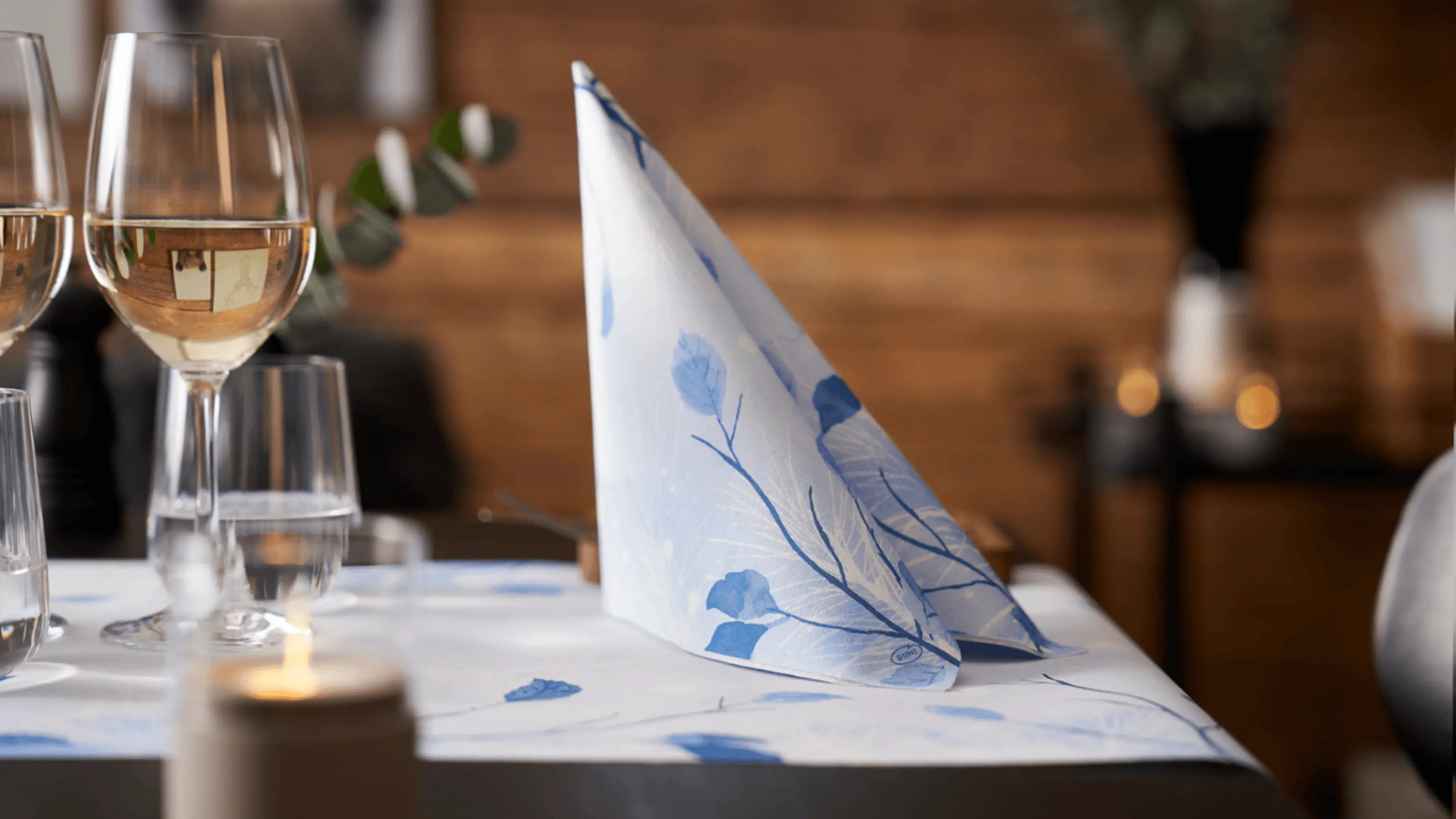 Duni frosted winter serviett